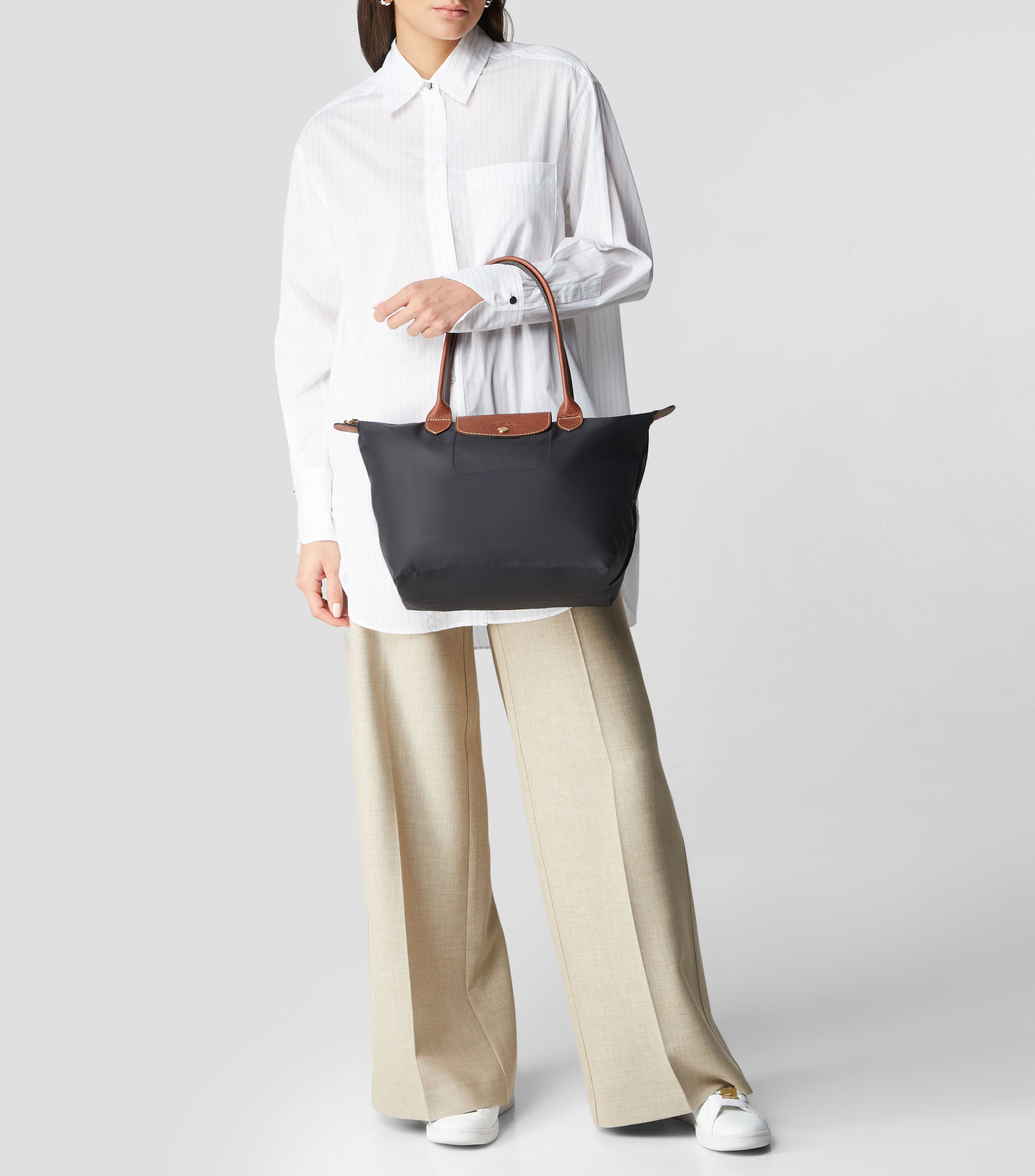 Bolsa tote negro Le Pliage liso Mujer