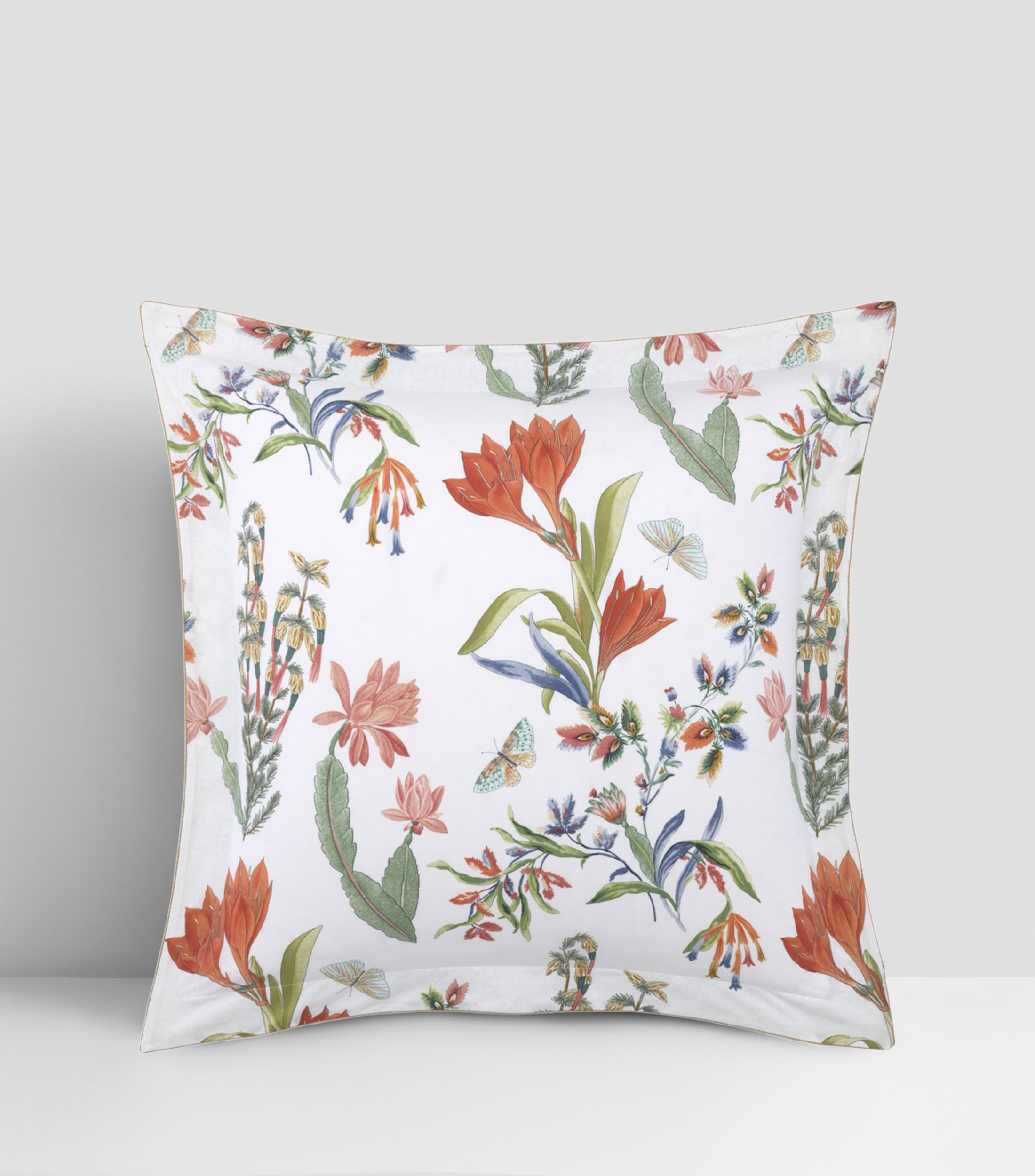 Funda para almohada euro en algodón orgánico Èze multicolor