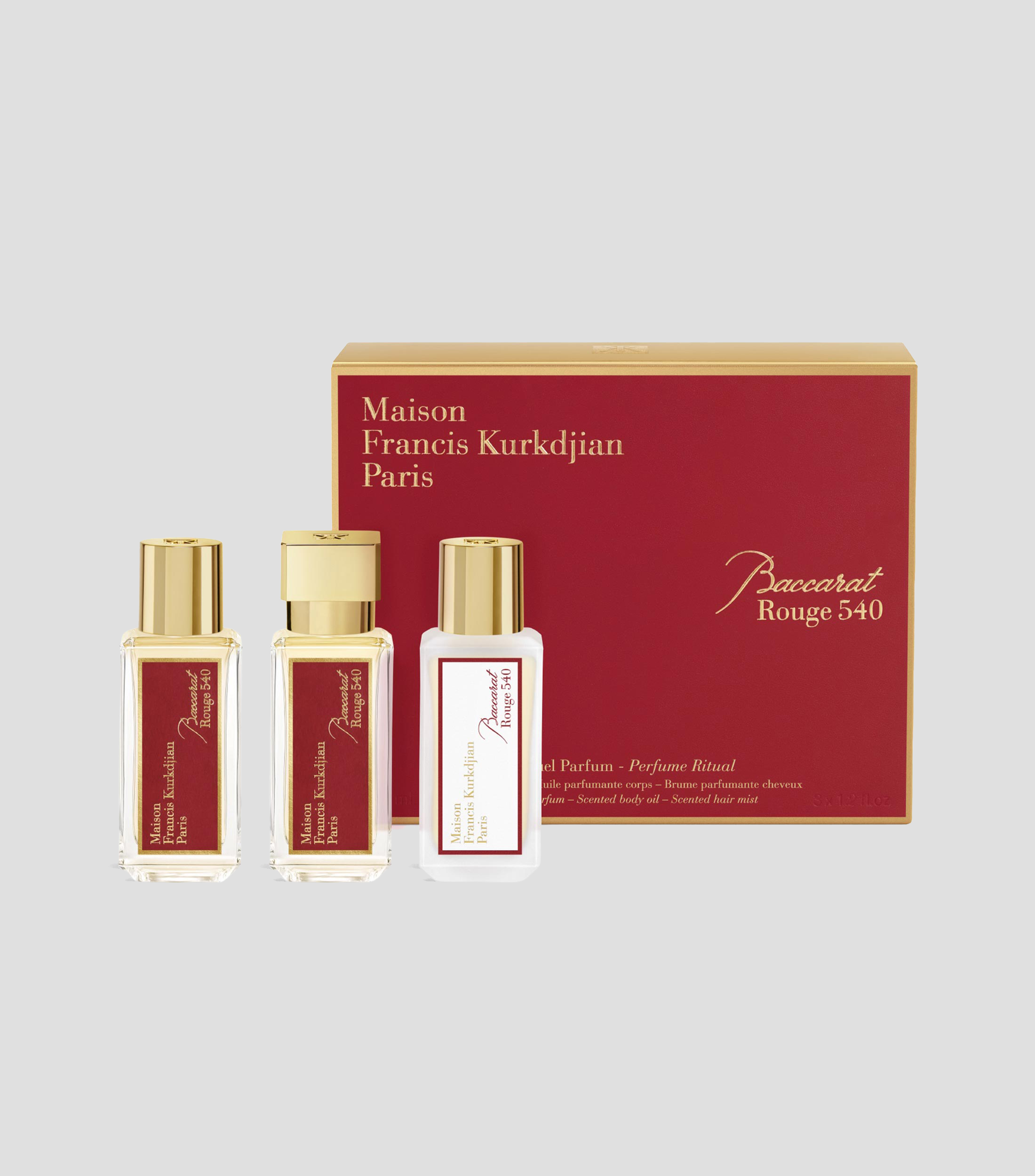 Set de perfumes Baccarat Rouge 540 Unisex