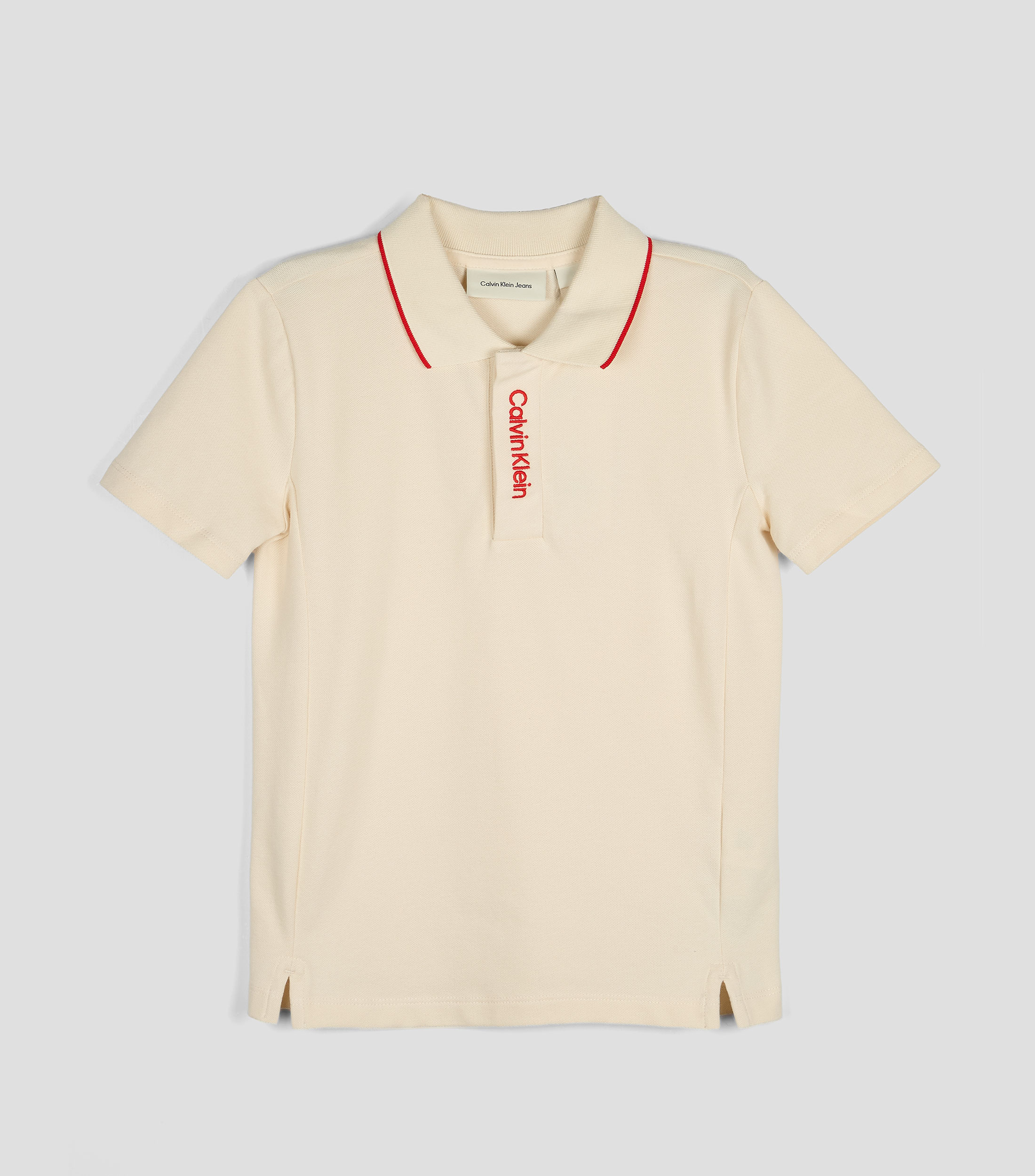 Playera tipo polo manga corta lisa Niño