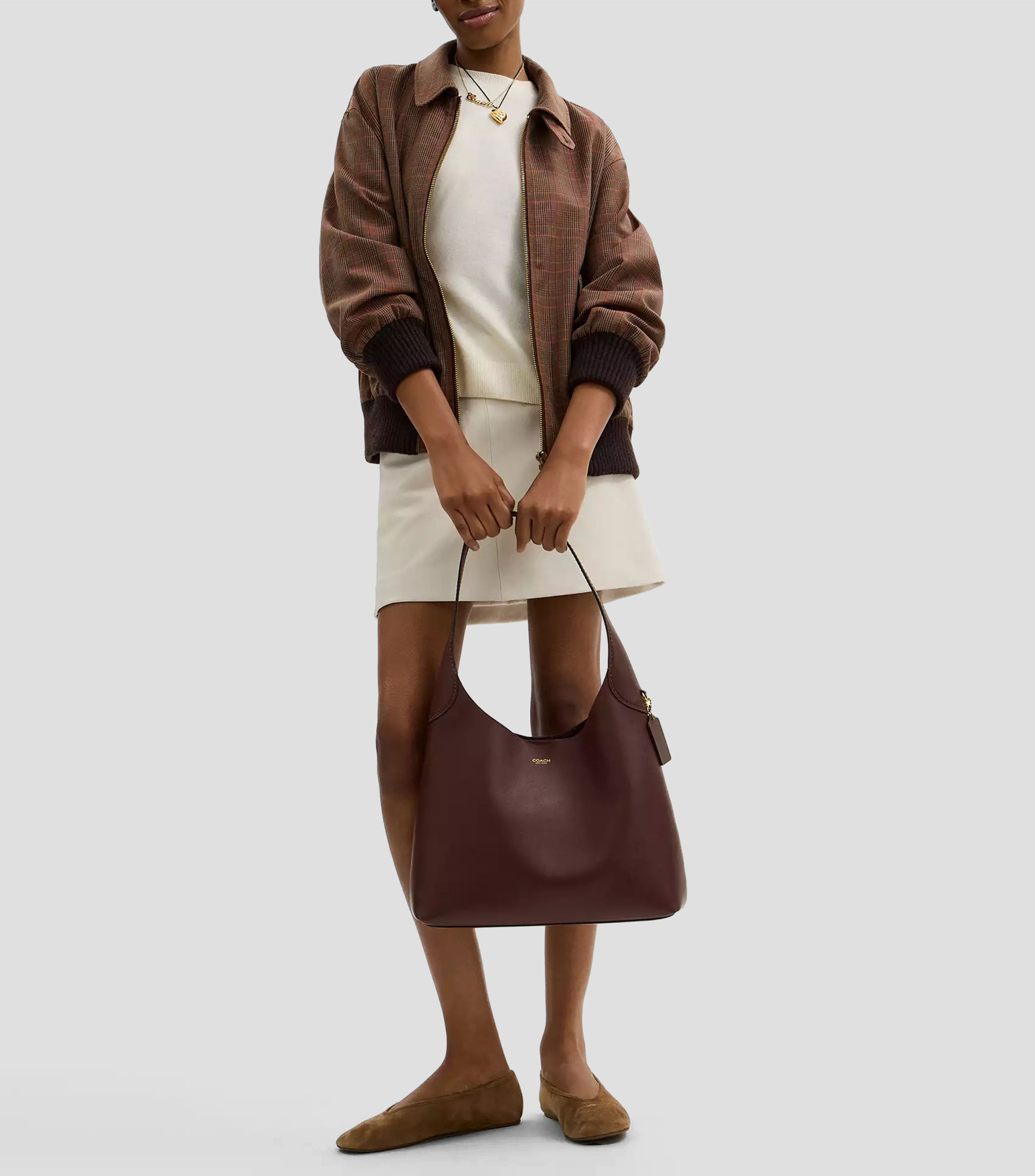 Bolsa Shoulder en piel Mujer