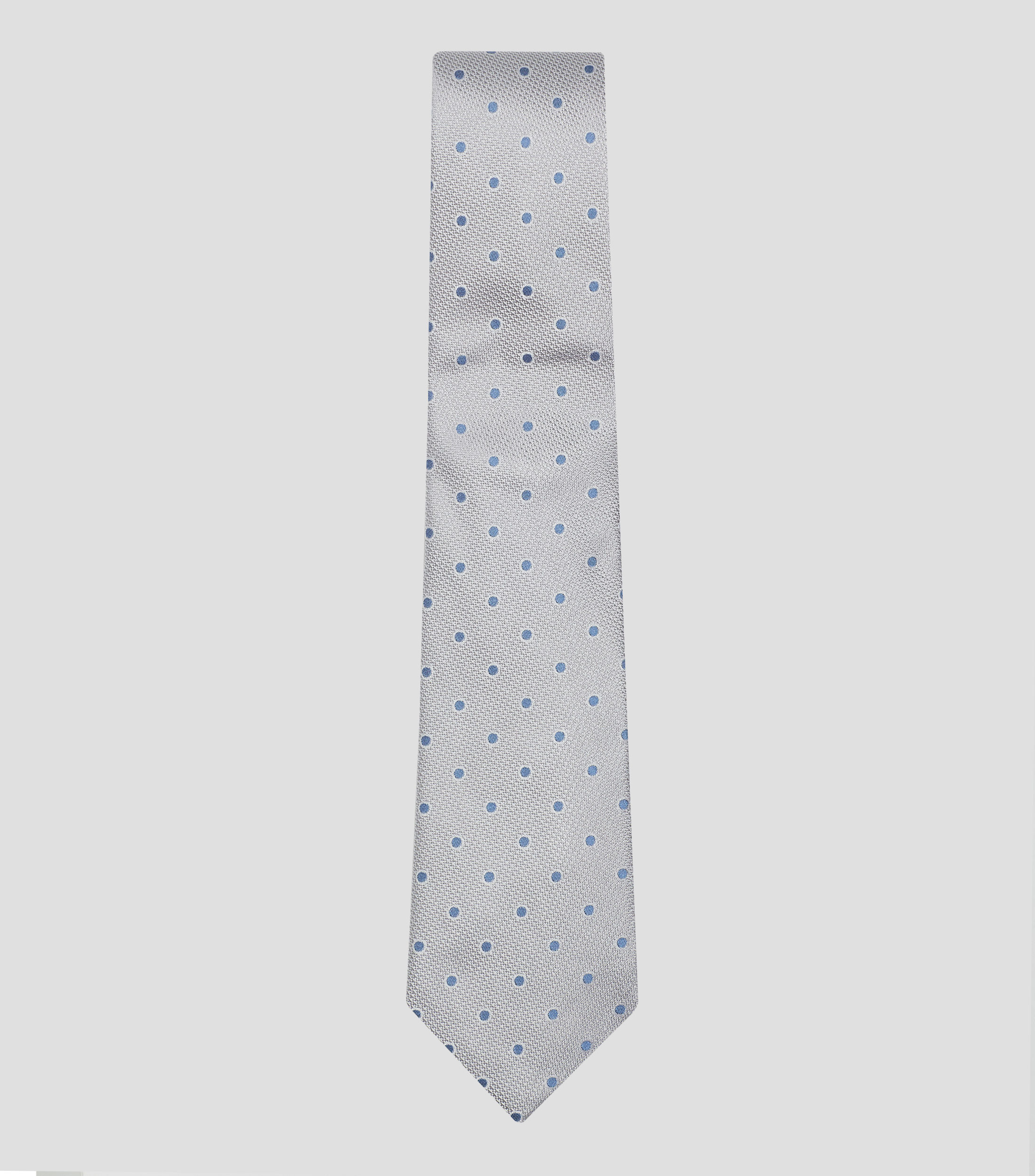 Corbata ancha de seda estampada