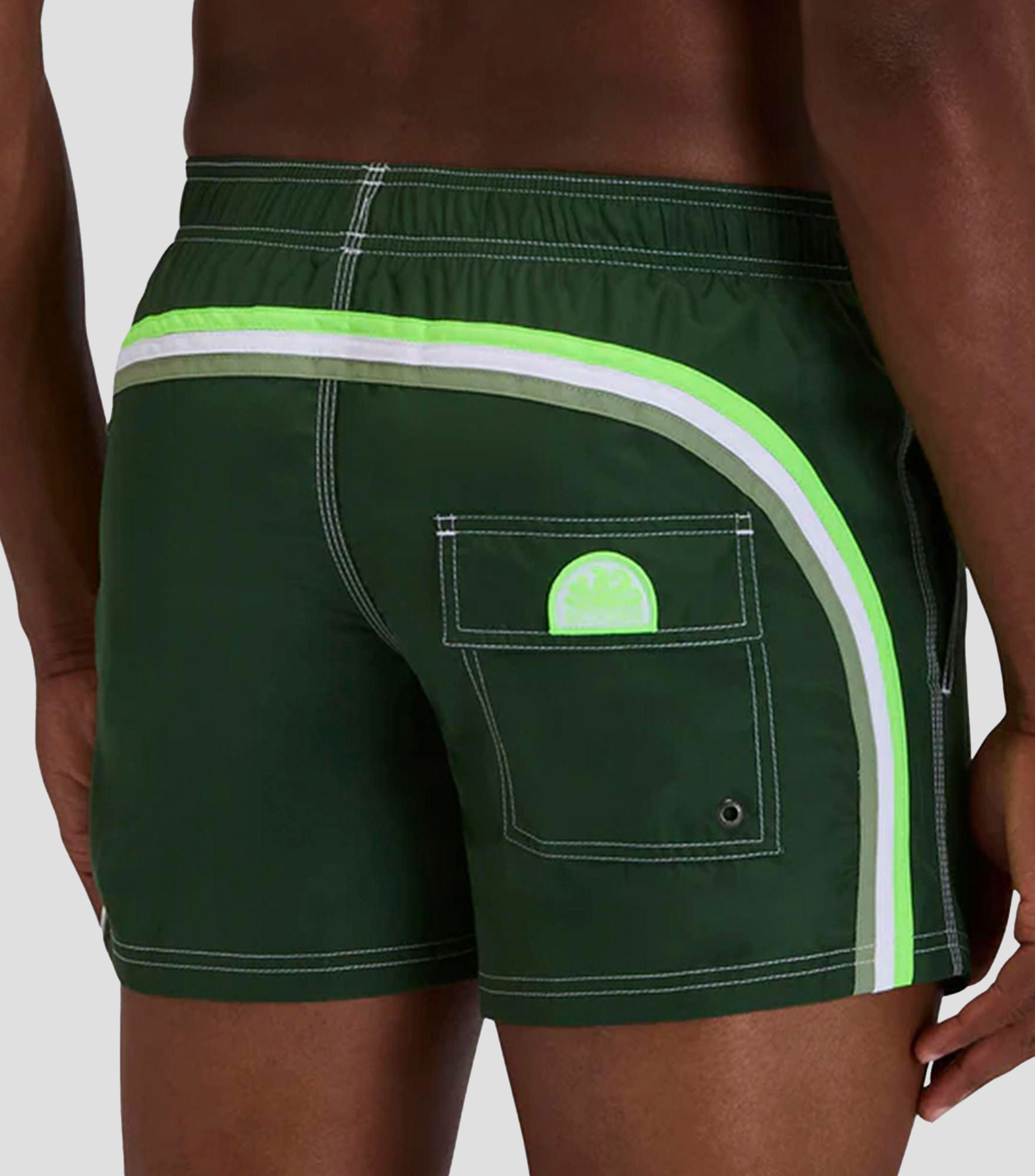 Traje de baño liso Hombre