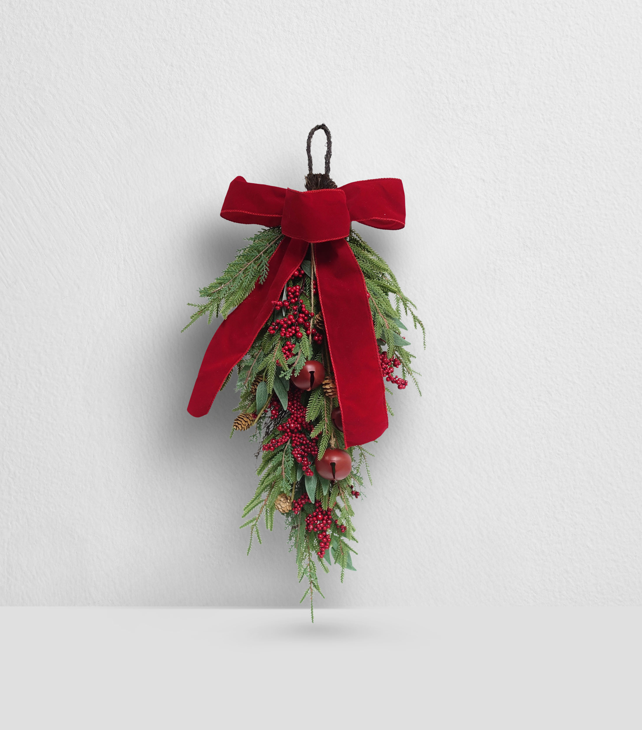 Figura Decorativa Navideña para puerta en Plástico