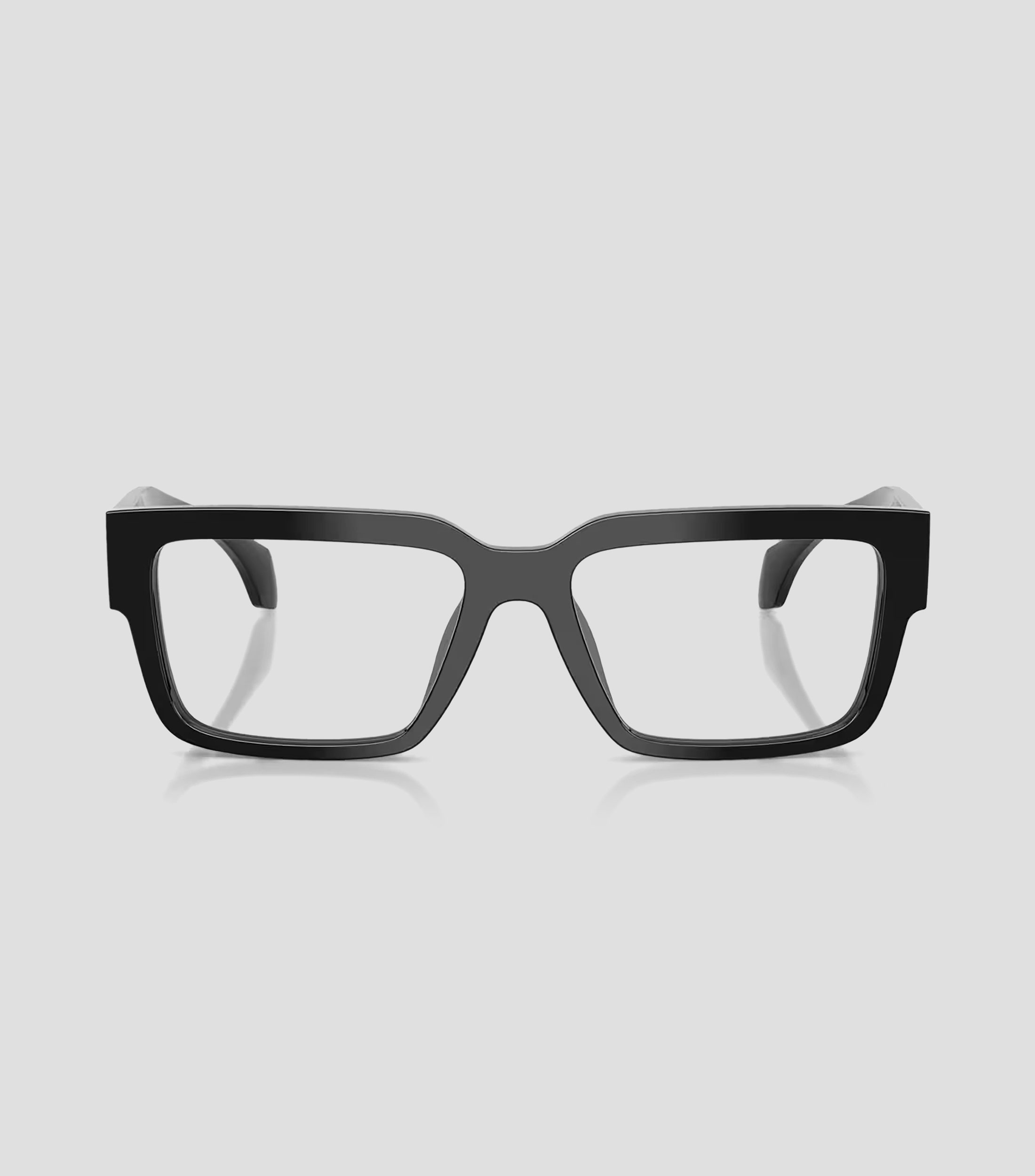 Lentes oftálmicos rectangulares negros Unisex