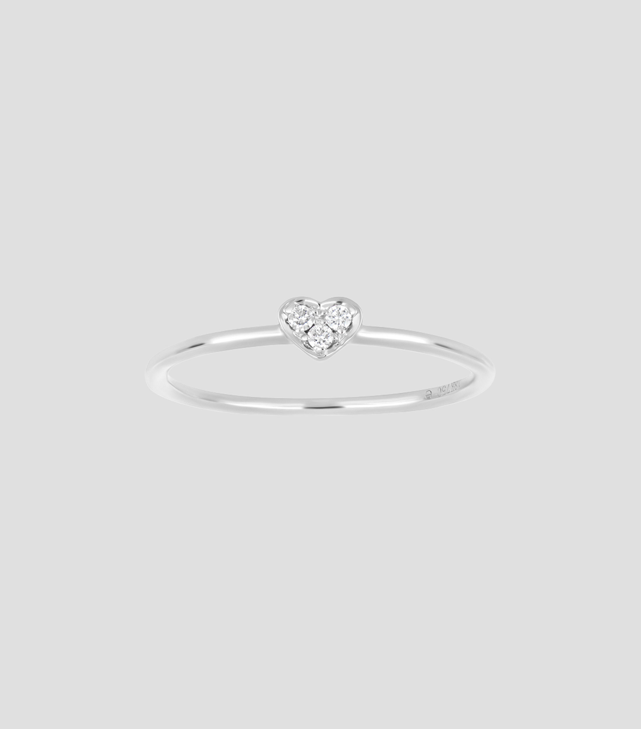 Anillo en Oro blanco de 18 Kilates con diamante Mujer