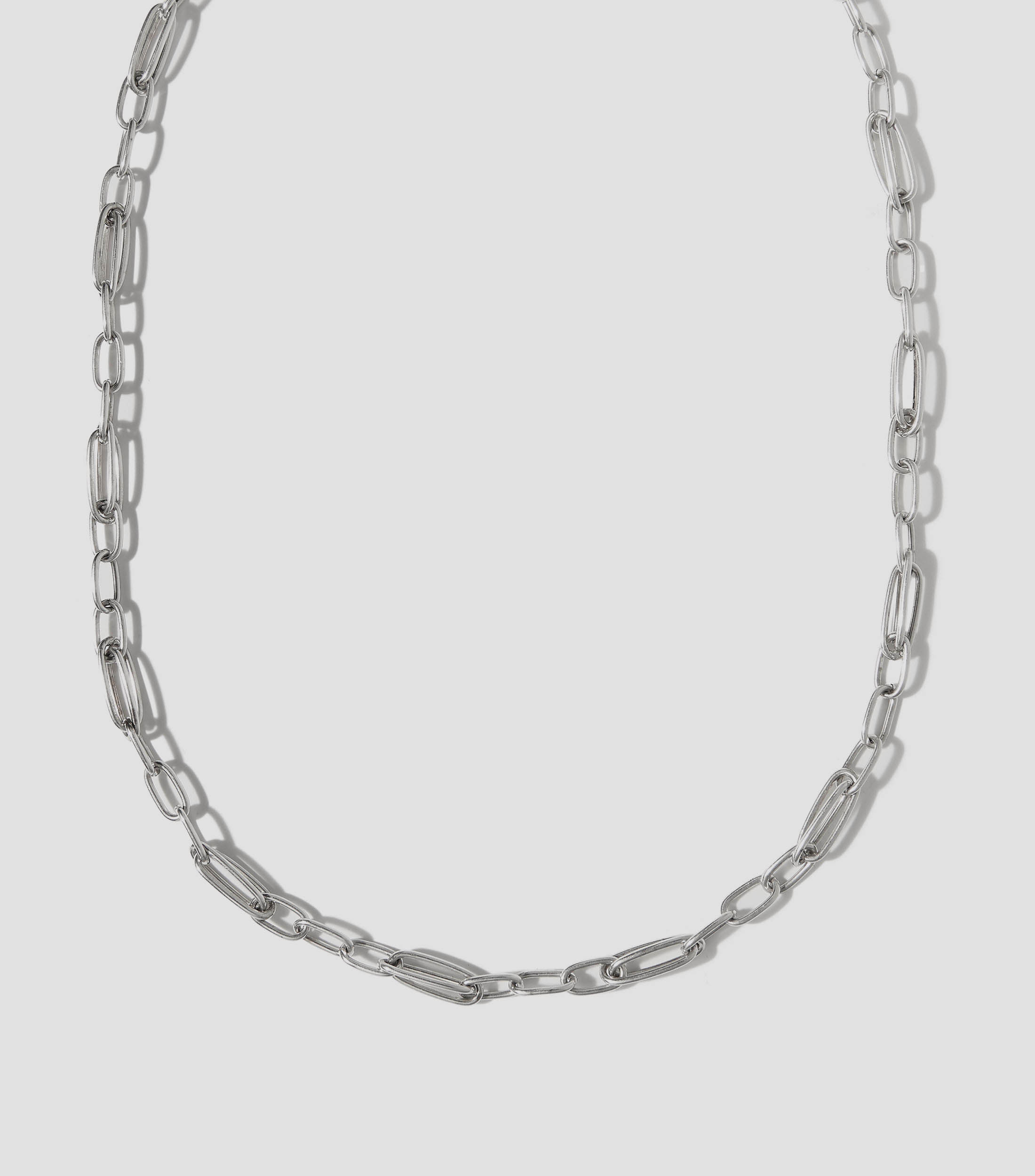 Cadena en plata .925 con eslabones Hombre