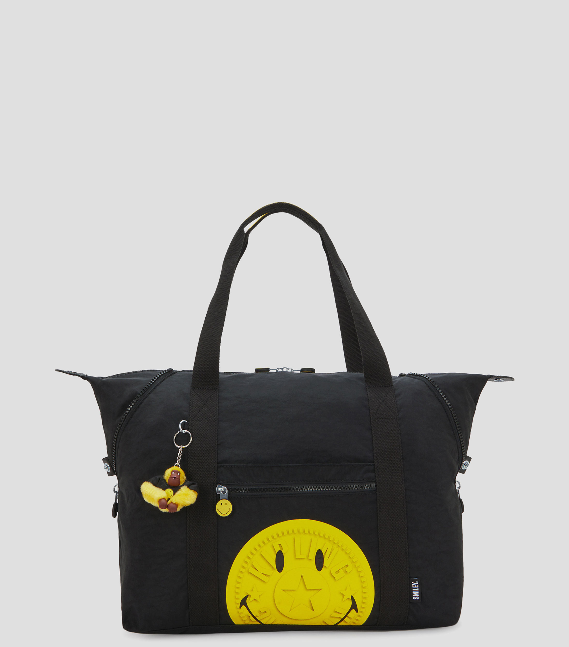 Bolsa tote negro Yell Fun estampada Mujer