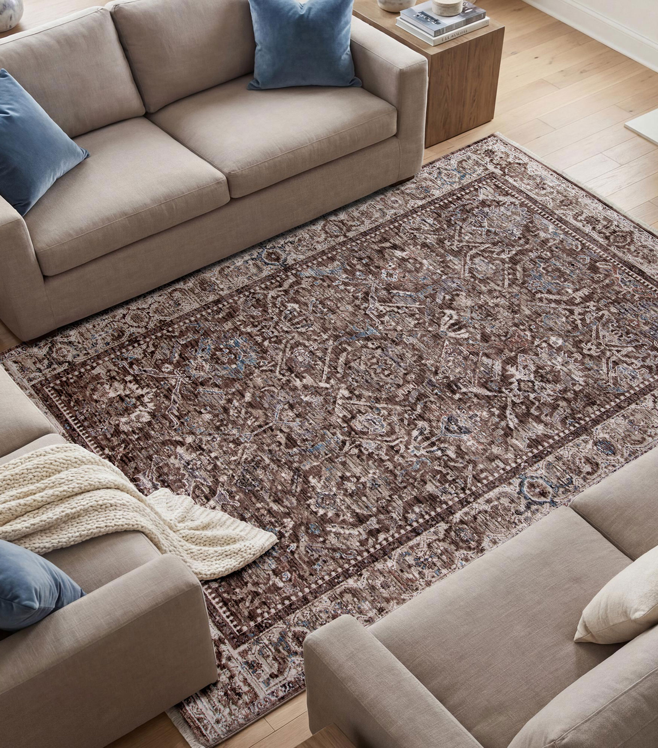 Tapete Decorativo Antika en Poliéster 185 x 125 cm