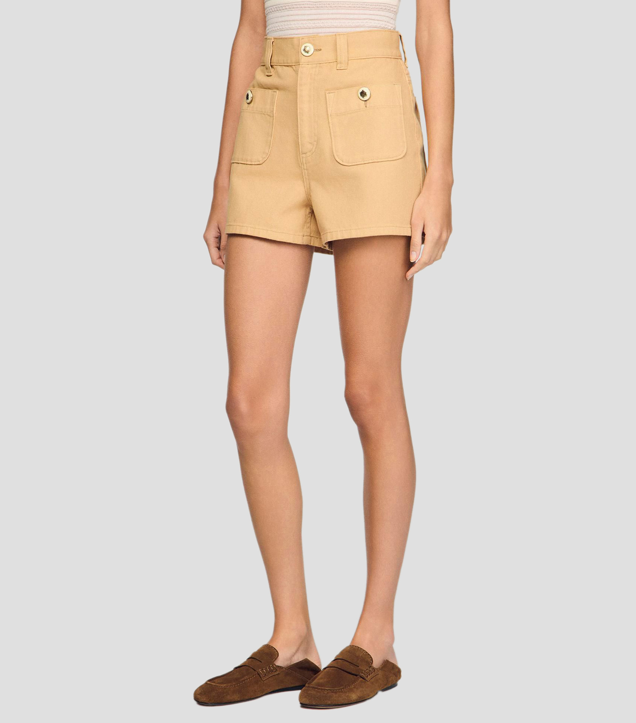 Short liso Mujer