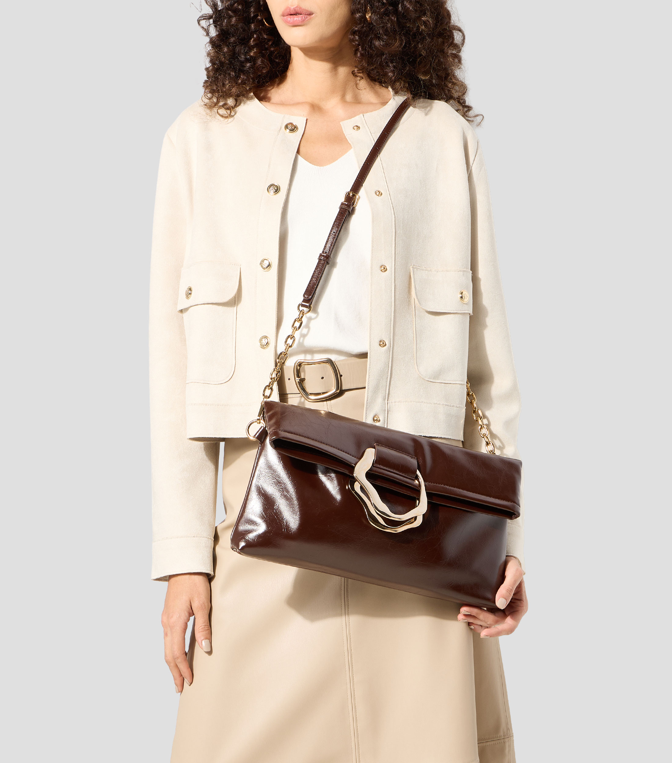 Bolsa clutch Zalinya lisa Mujer