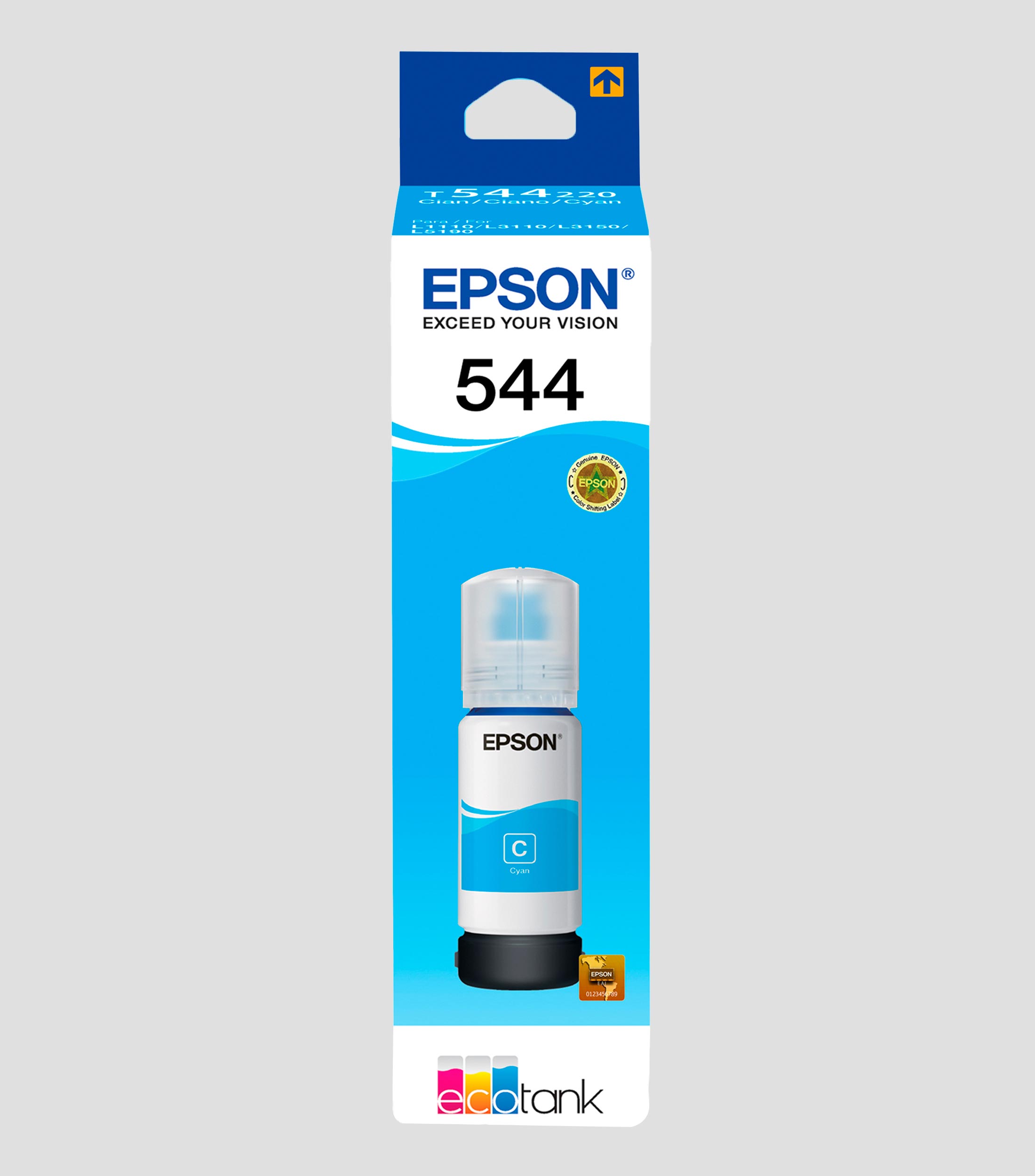 Botella de Tinta 544 Cyan, 65 ml