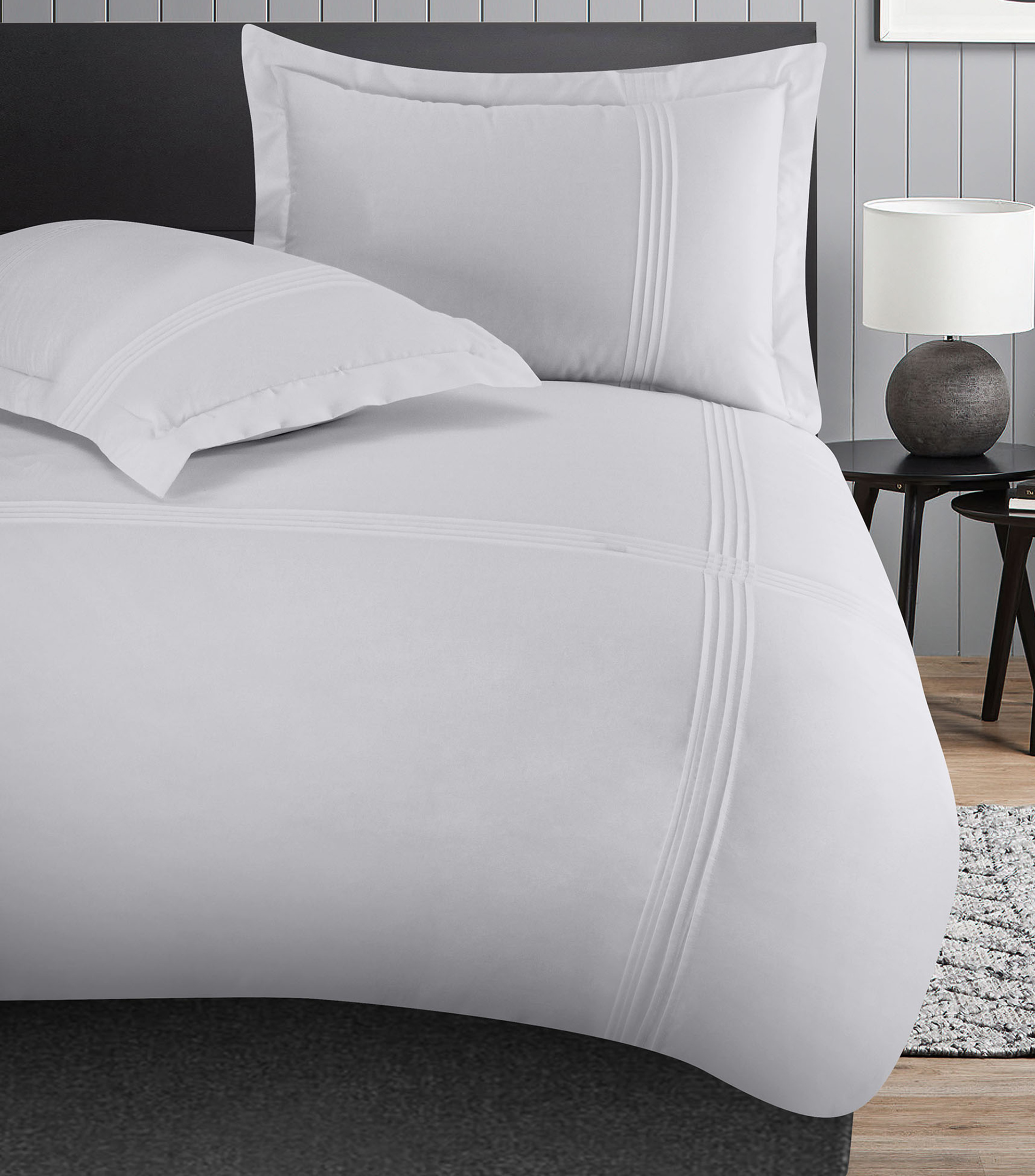 Set de Funda para Duvet Matrimonial Tarento Gris