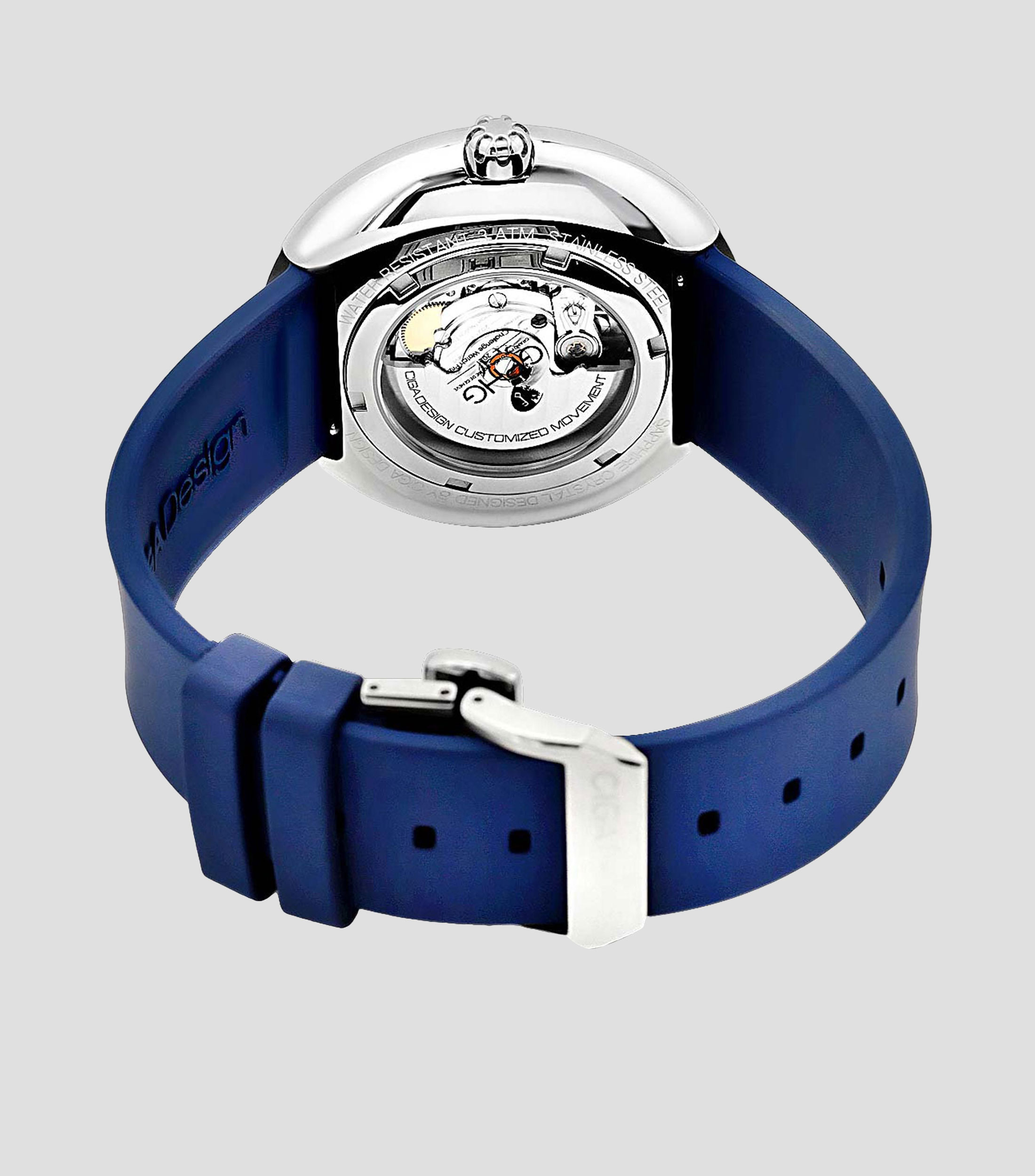 Reloj para hombre Blue Planet II Atlantic Casual Plateado