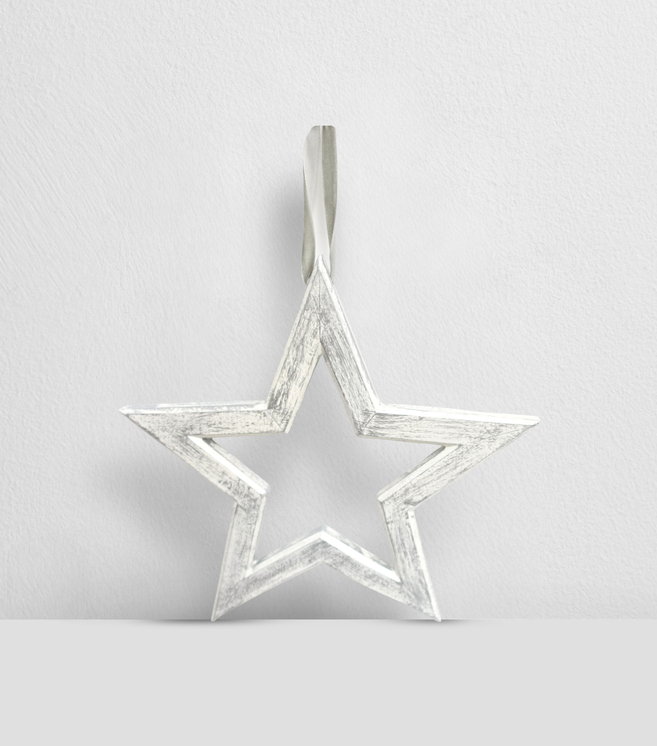 Ornamento Estrella Navideña en MDF