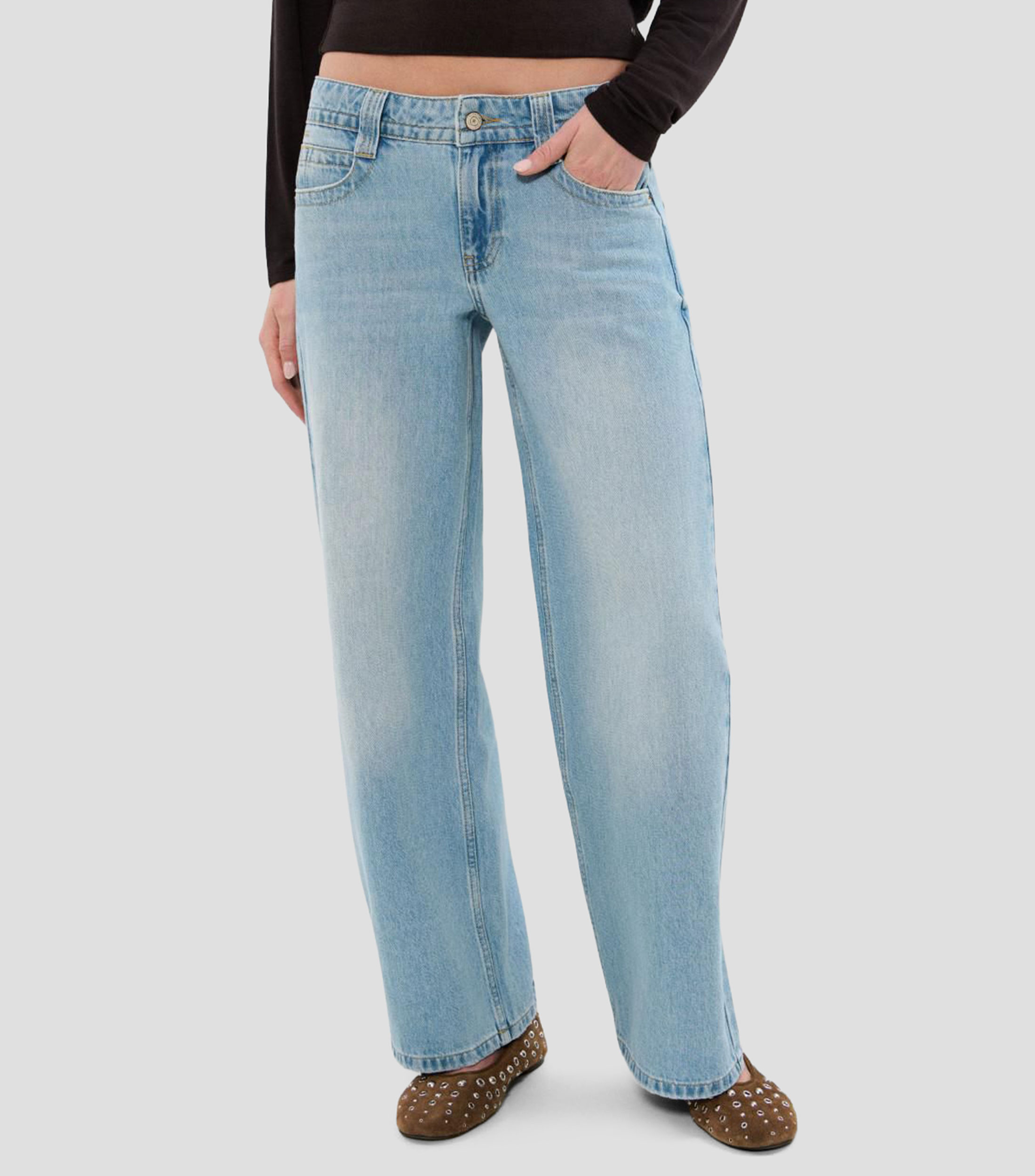 Jeans Susana recto liso Mujer