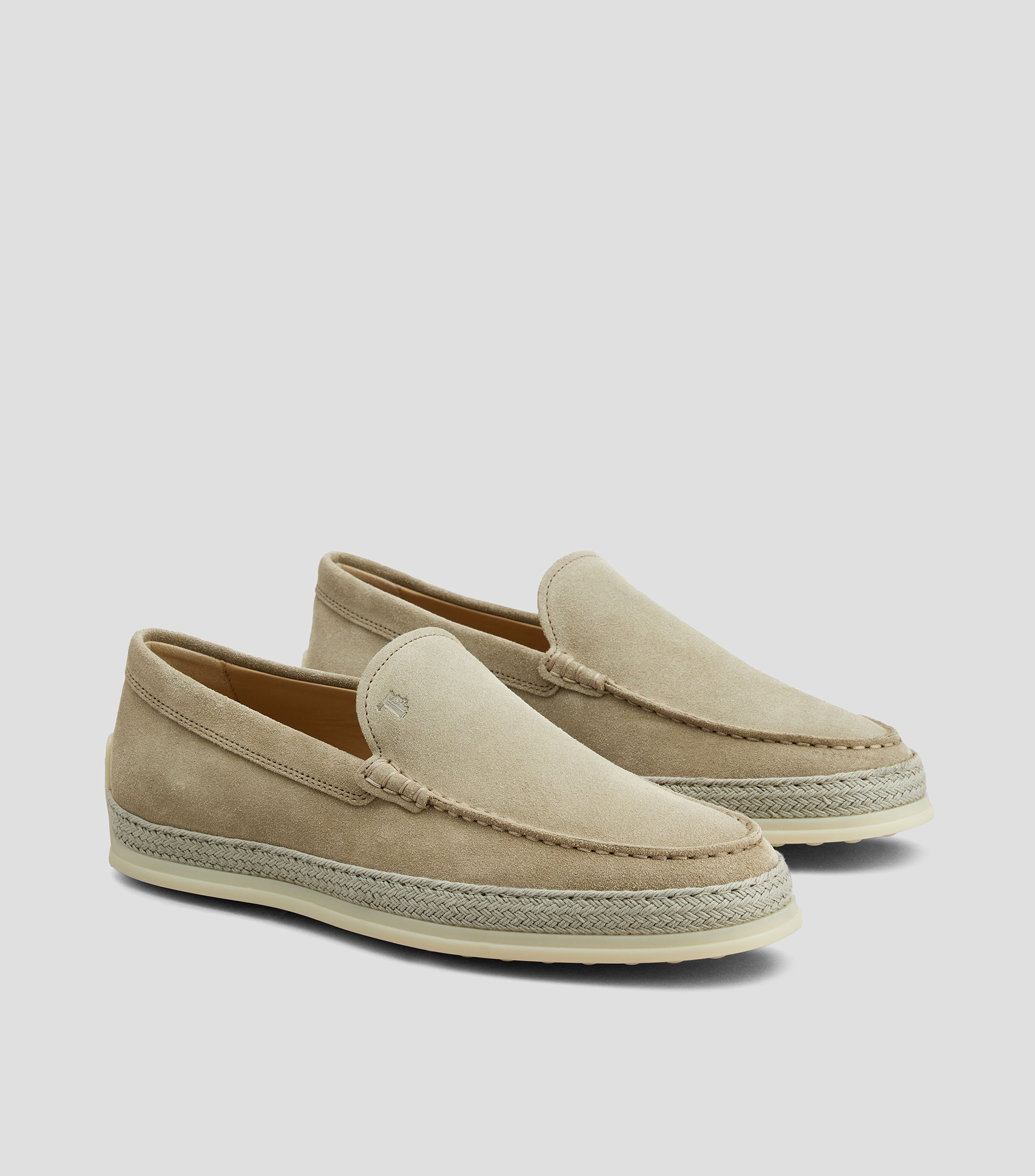 Mocasines en piel Hombre
