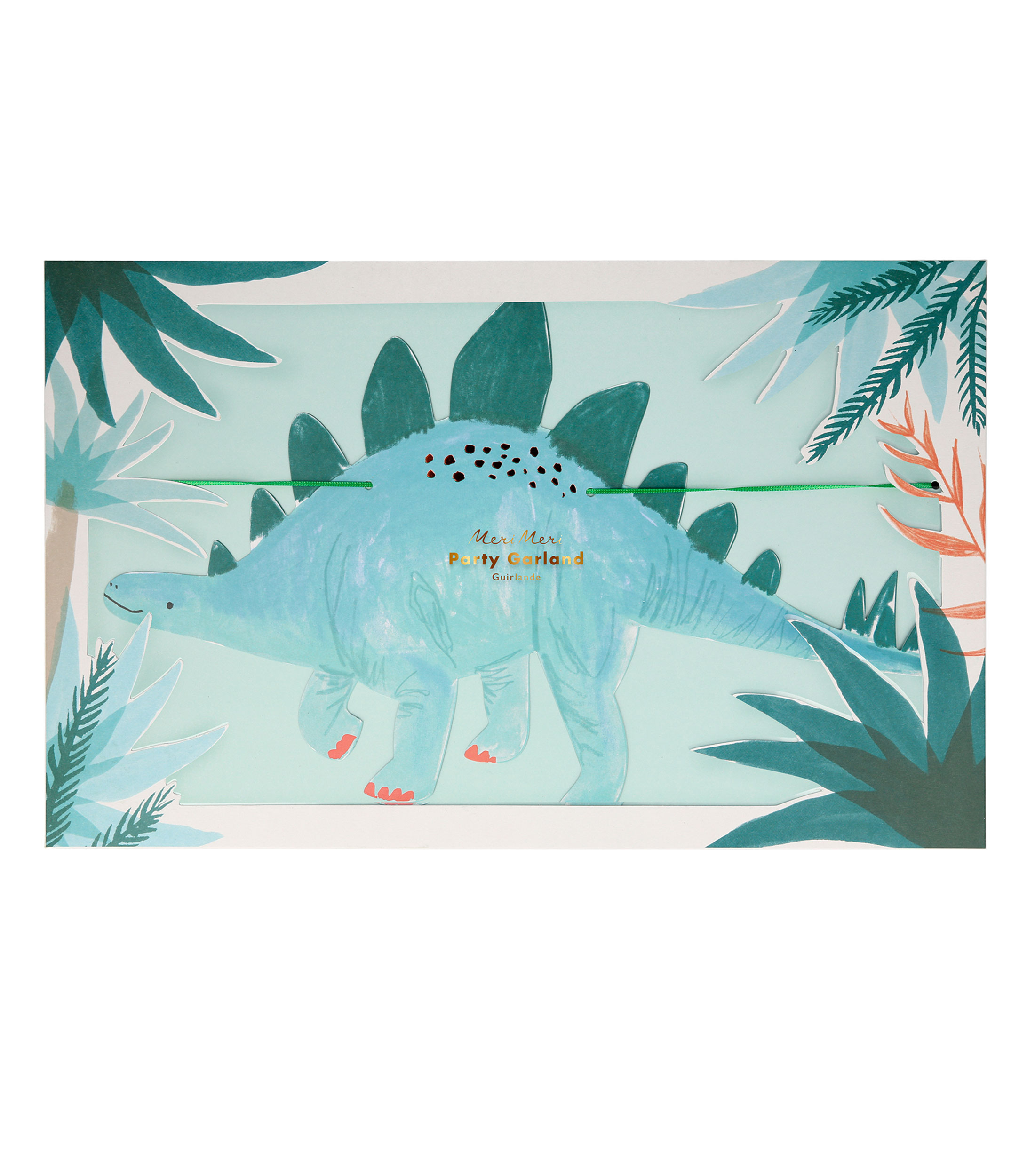 Guirnalda de cumpleaños larga Dinosaur Kingdom