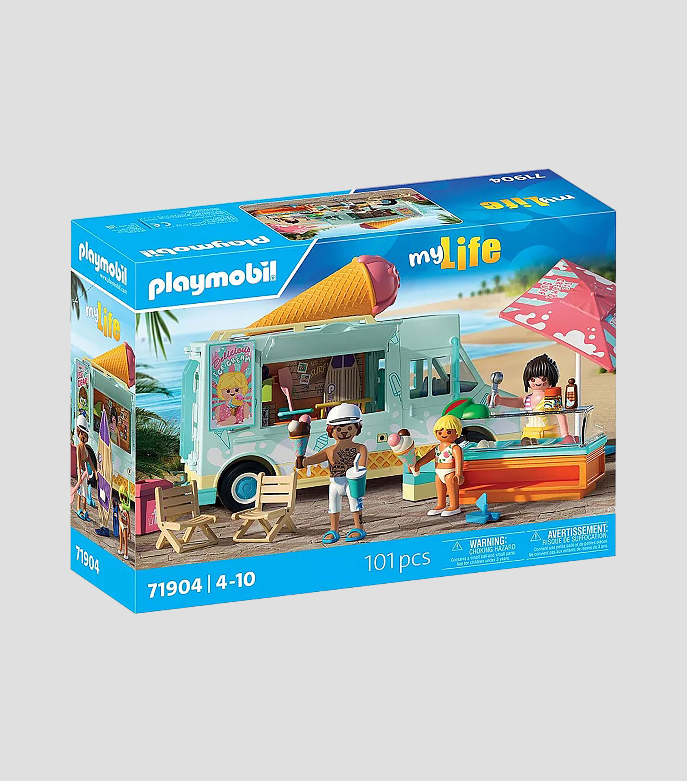 Playset Camión de helados con tienda de surf