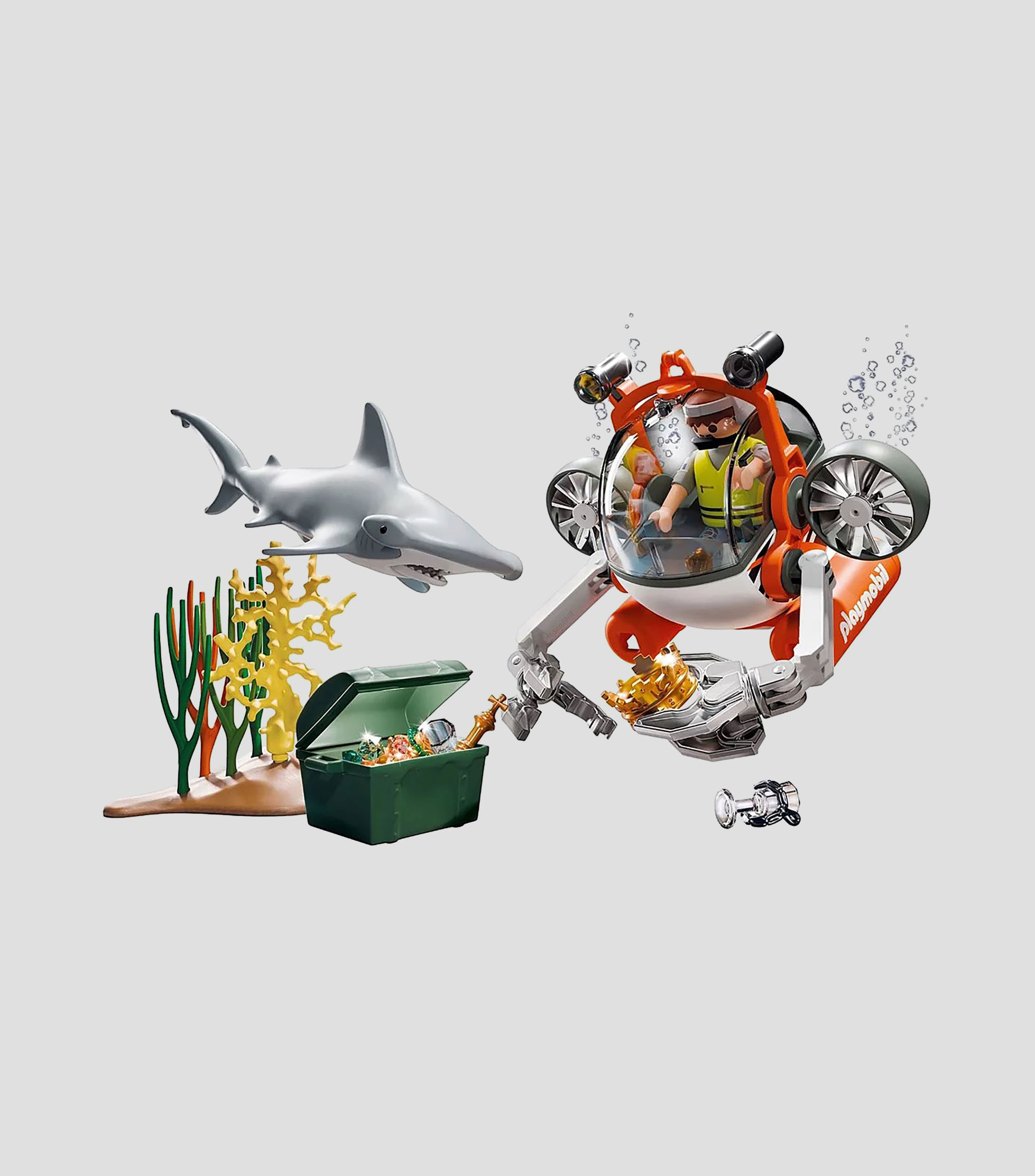 Playset Búsqueda del tesoro con submarino