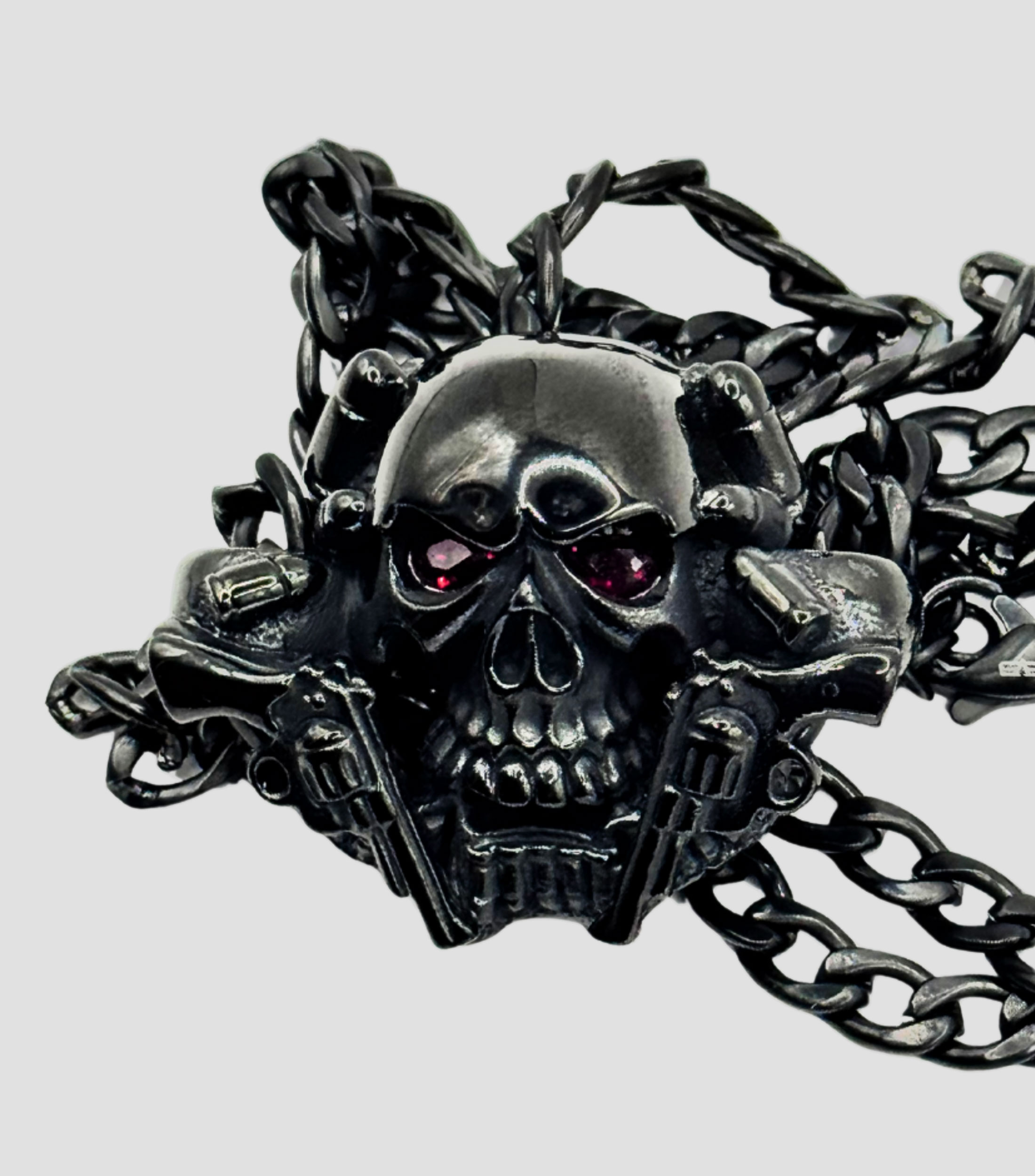 Collar Black Skull Unisex