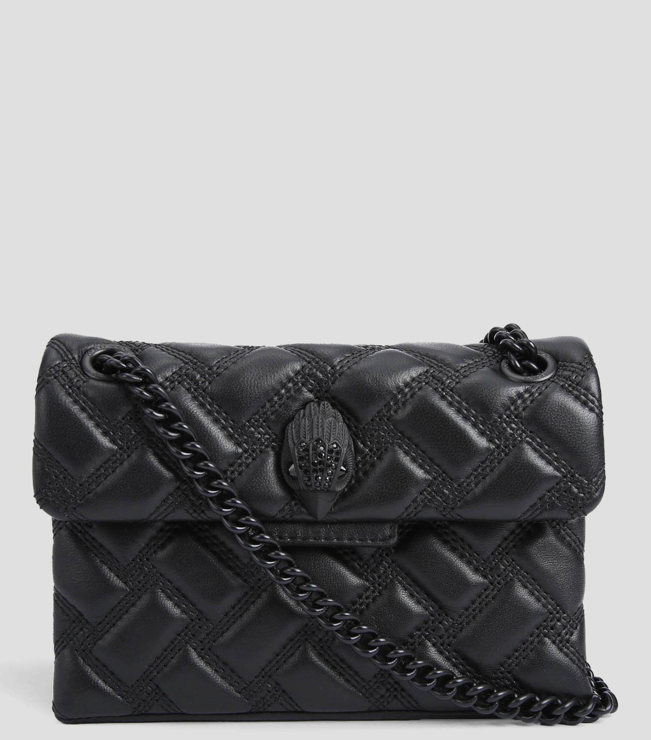 Bolsa crossbody en piel Mini Kensington Drench capitonado Mujer