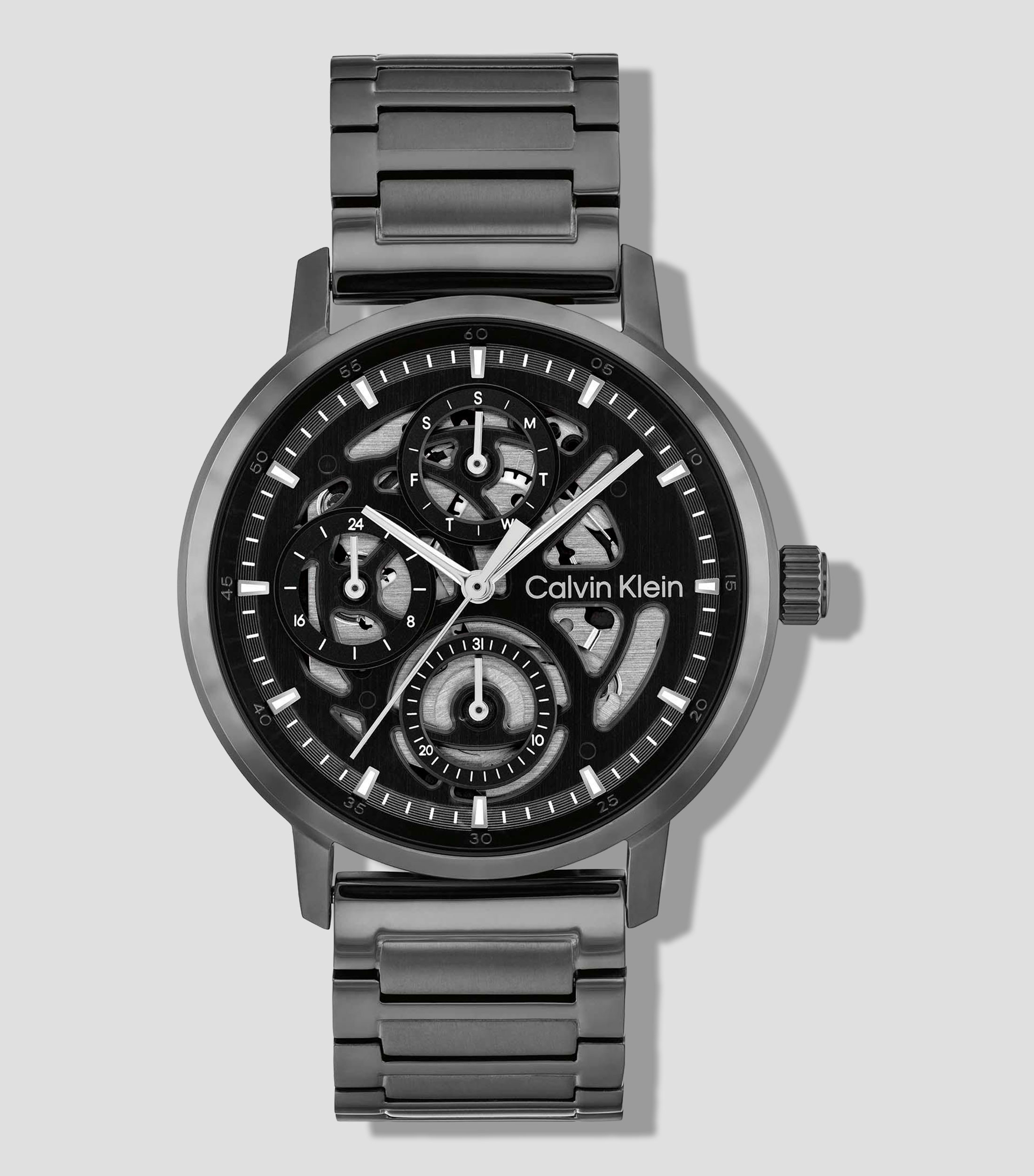Reloj para Hombre Gauge casual gris obscuro