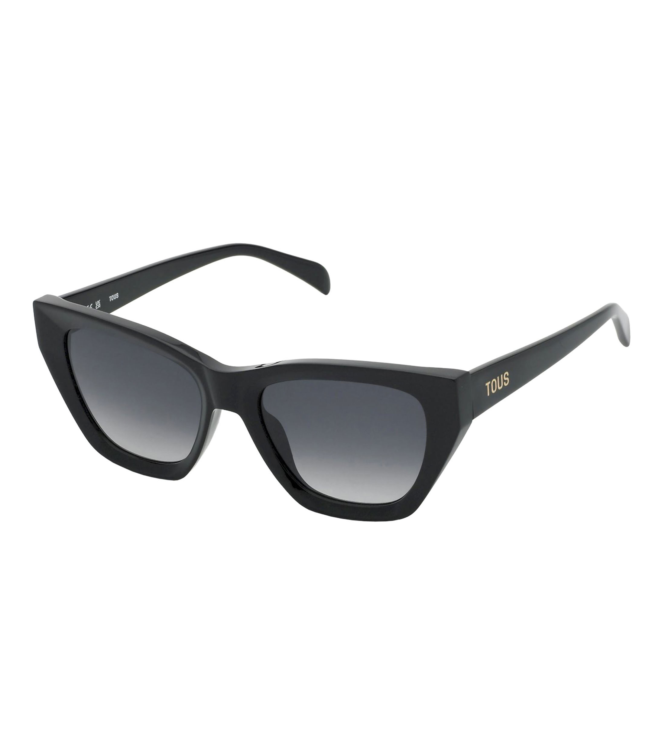 Lentes de sol cuadrados Negro Mujer