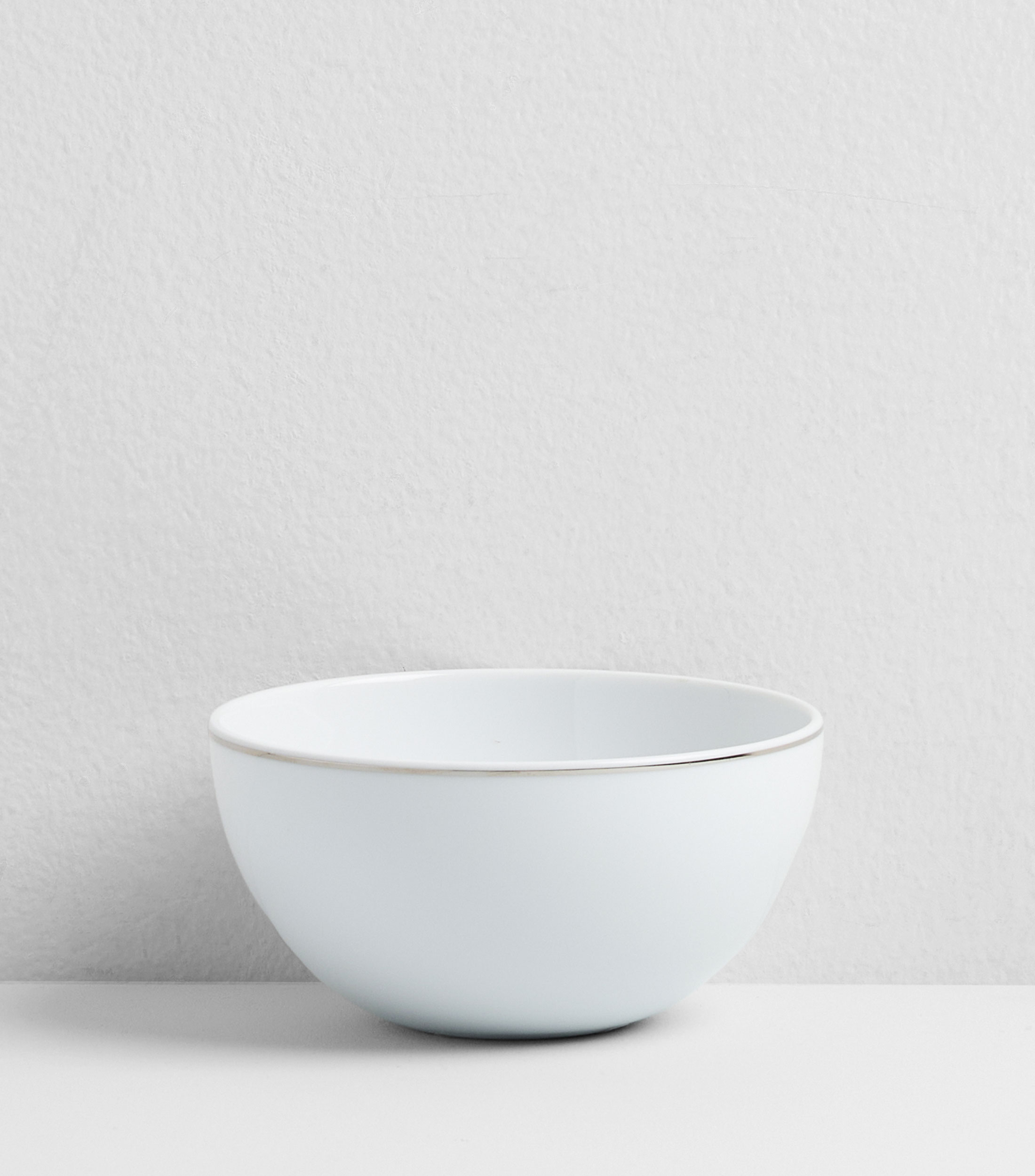 Tazón de cereal Bright en porcelana blanca