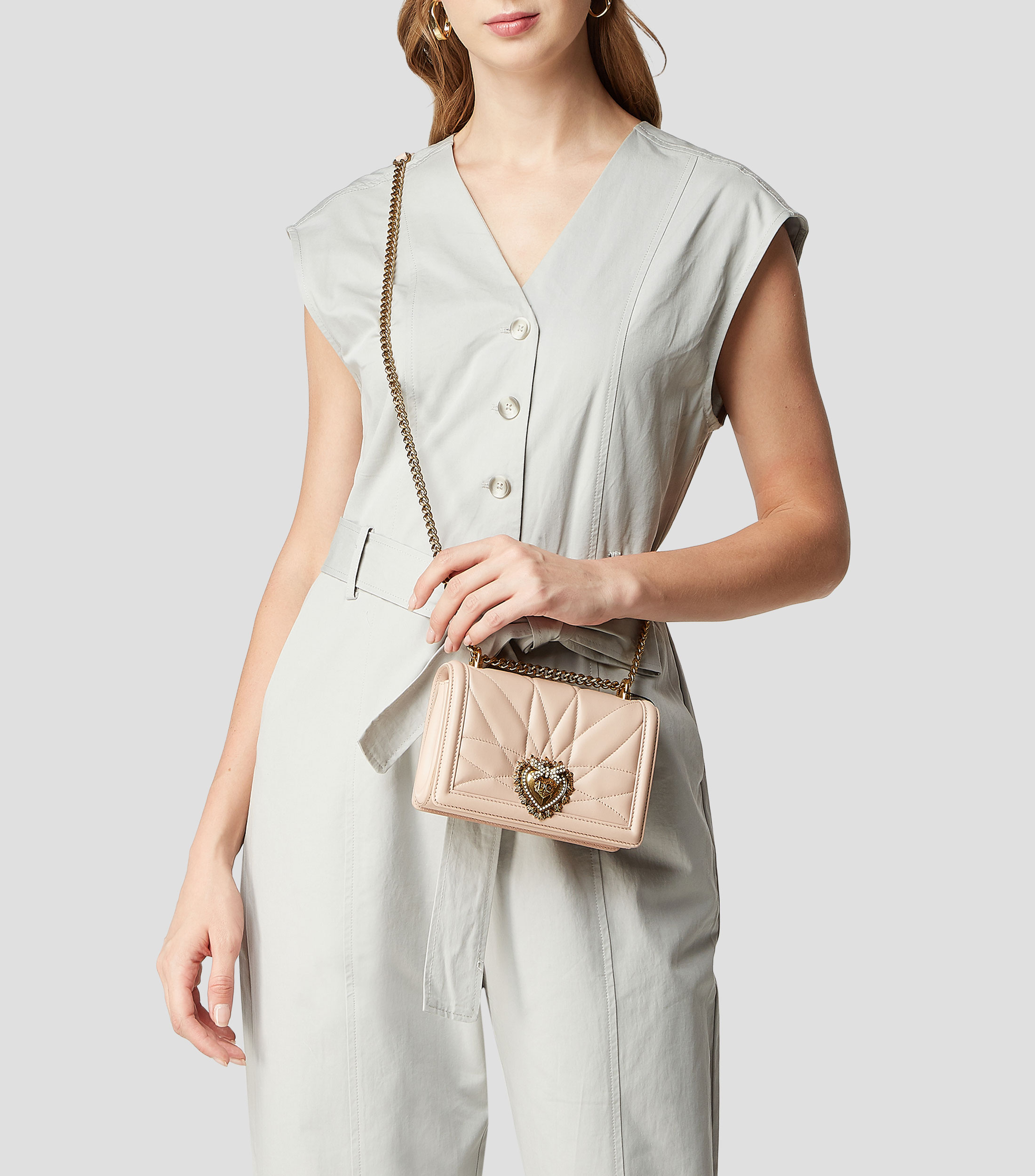 Bolso crossbody mini en piel Devotion Mujer
