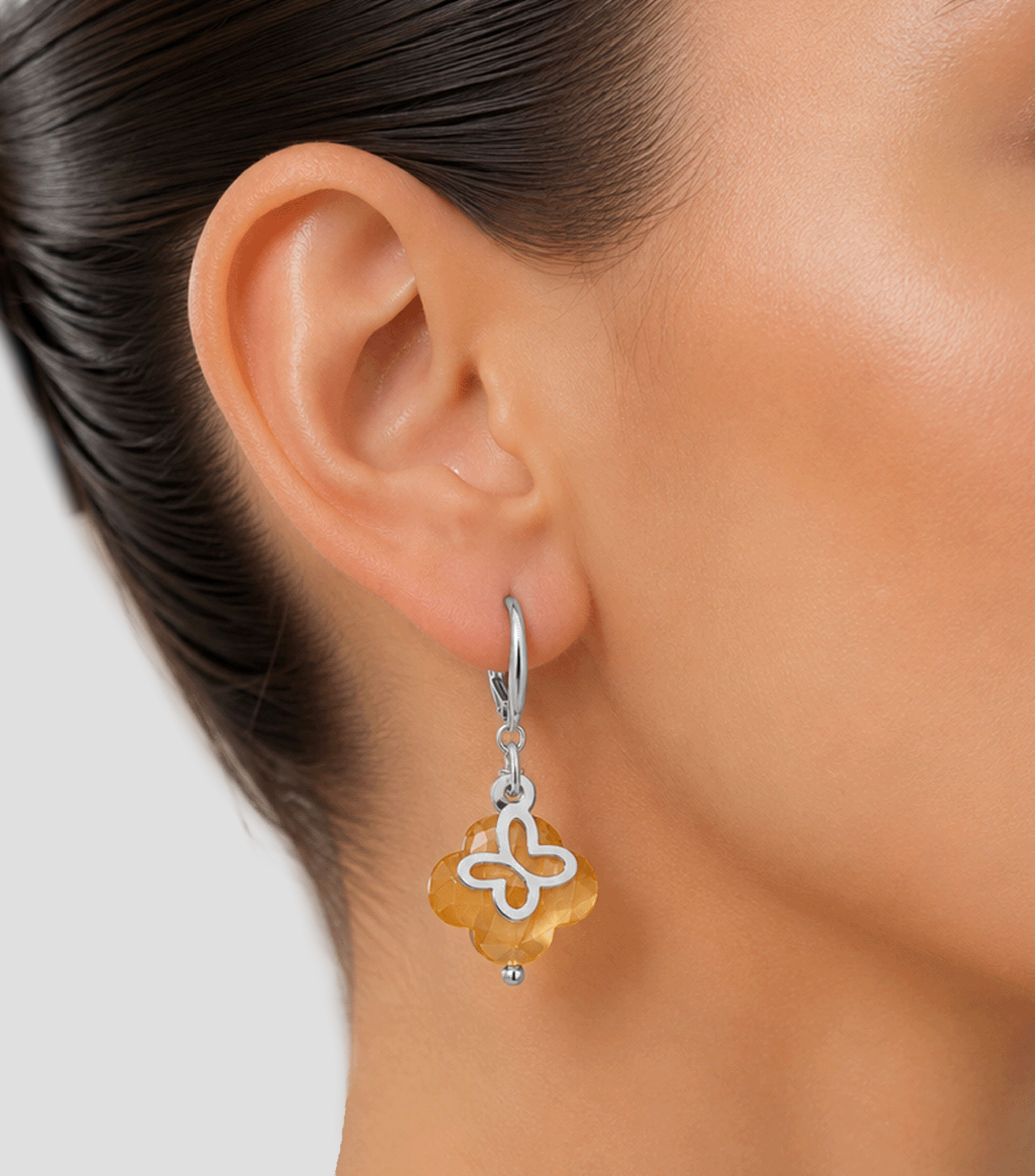 Aretes en Plata .925 Mariposa Mujer