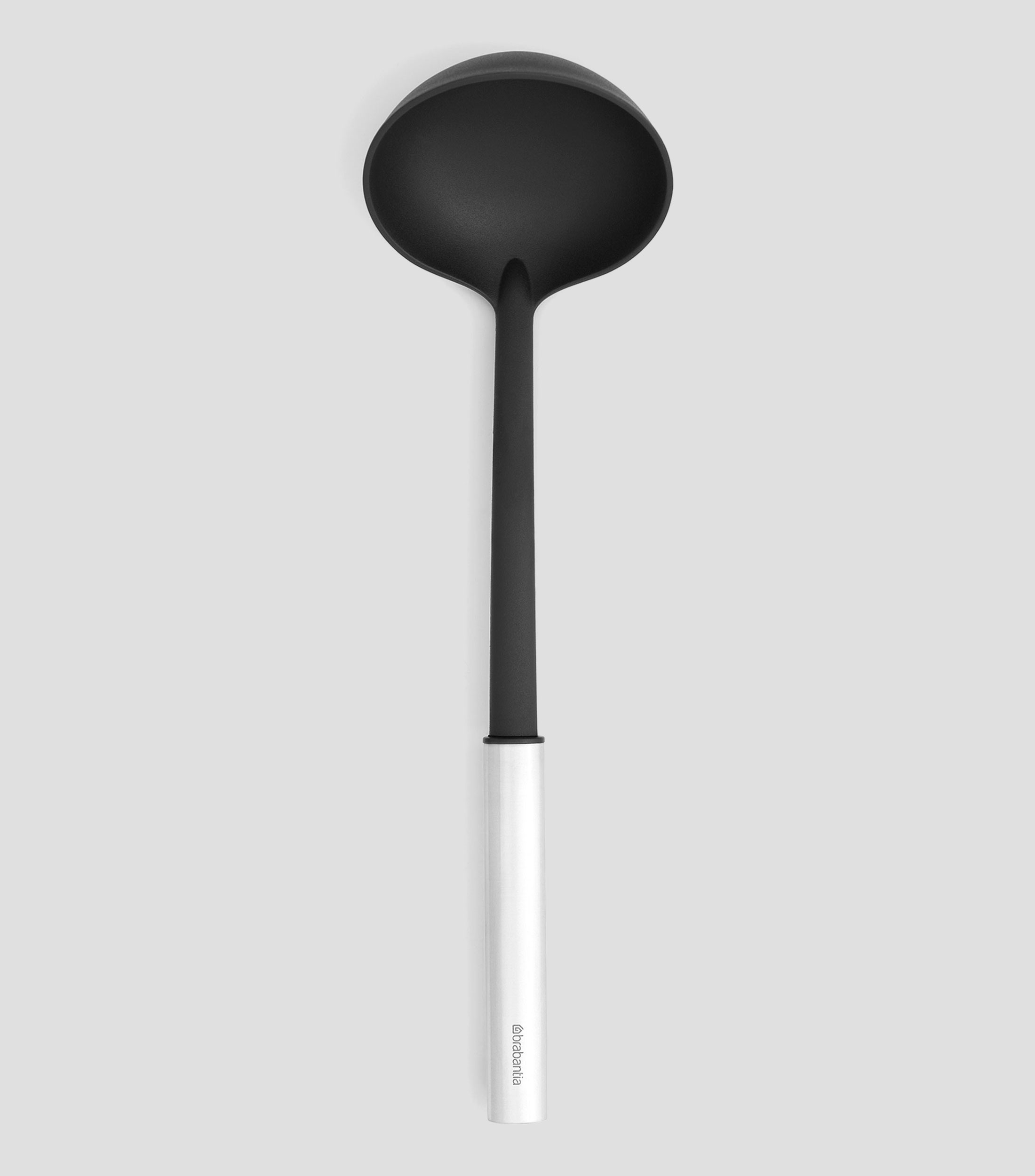 Cucharón Sopero Profile Plata, Negro