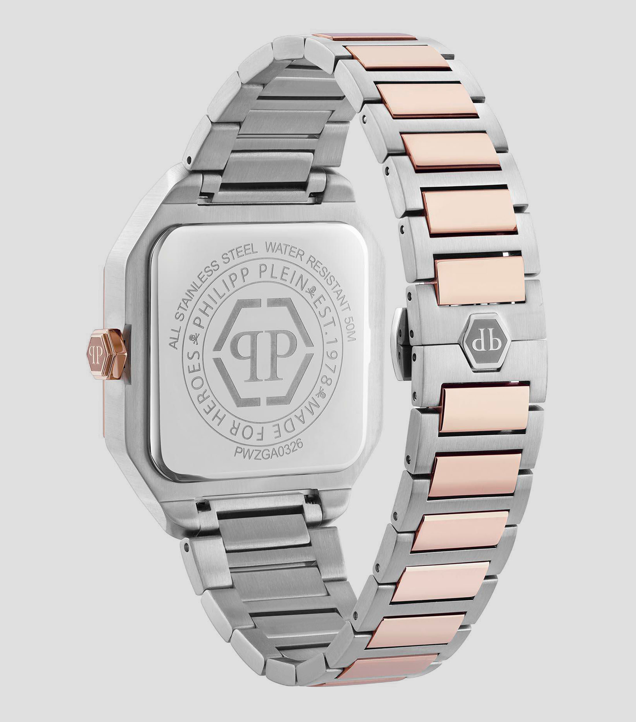 Reloj para Mujer Plein Edge casual, color oro rosa