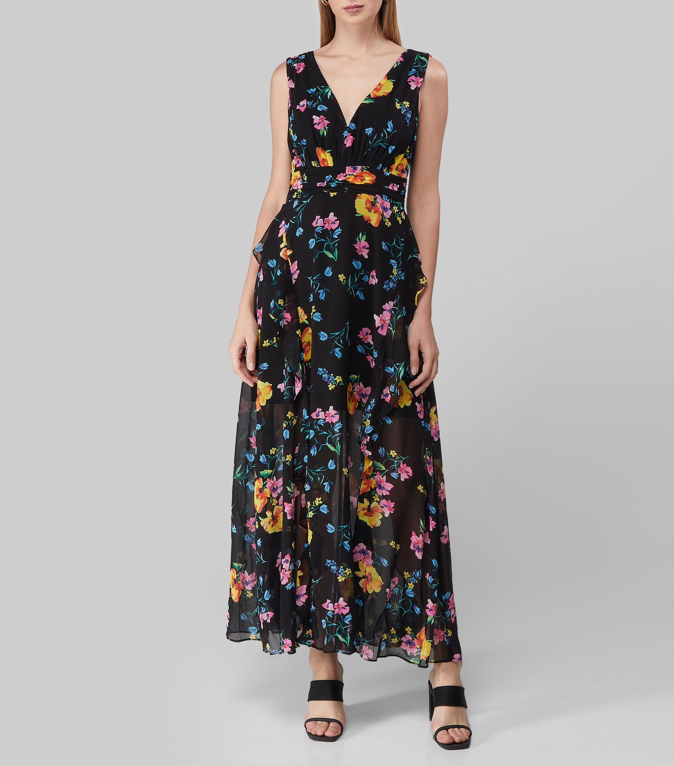 Vestidos Guess Mujer Guess LANGES Vestido Largo Blau/azul