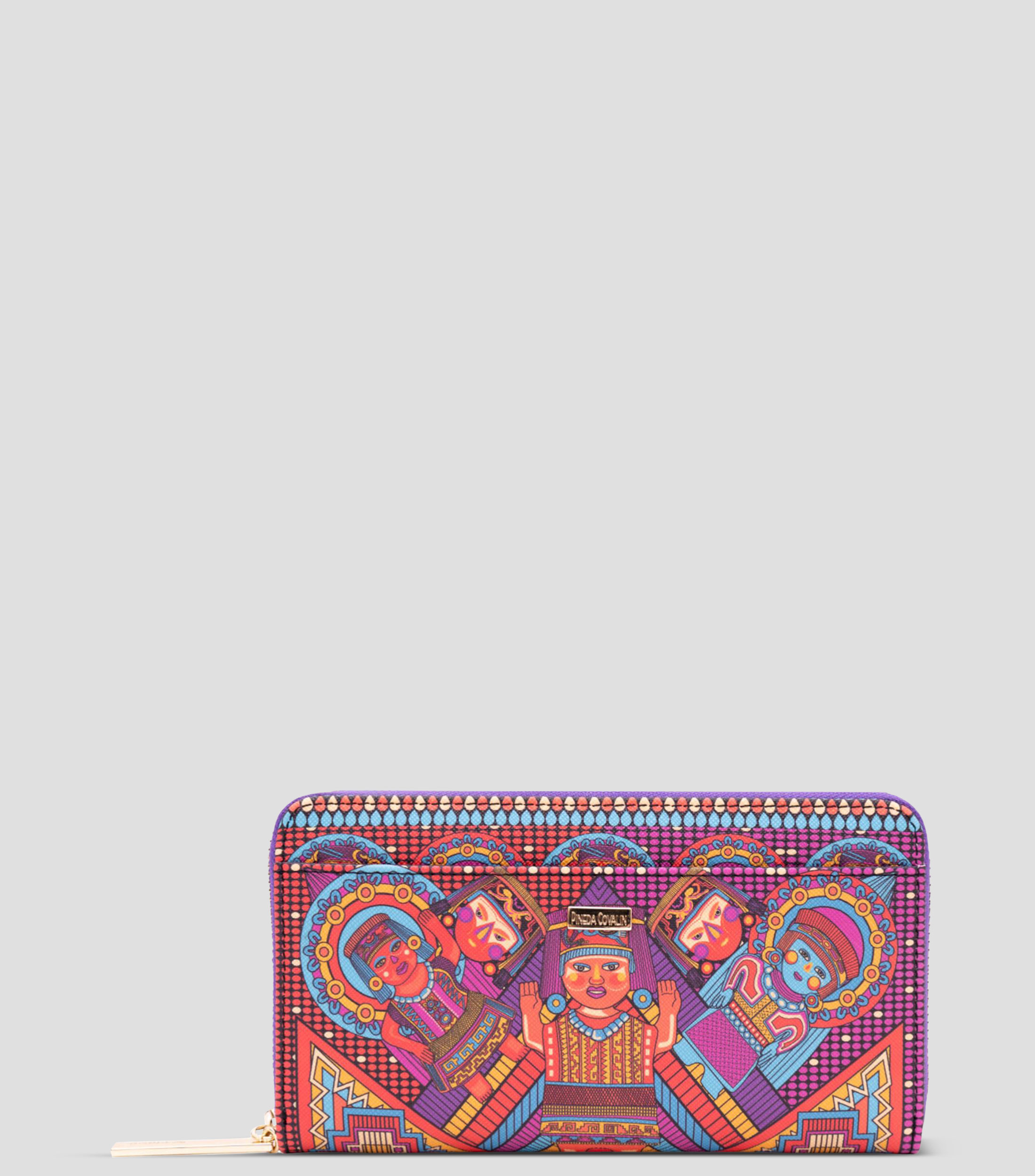 Cartera Caritas Sonrientes de Veracruz multicolor Mujer
