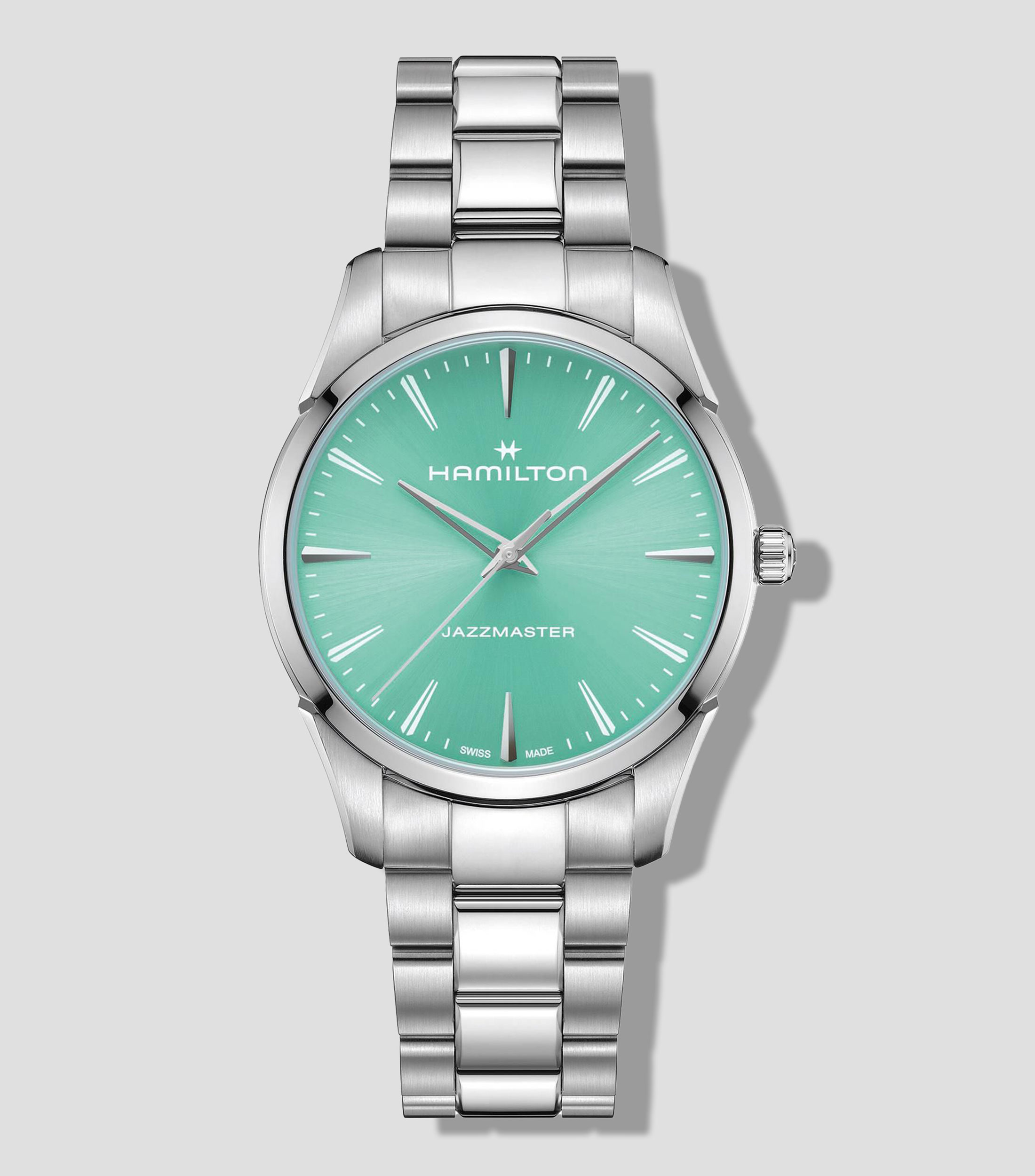 Reloj Unisex Jazzmaster casual, Plateado