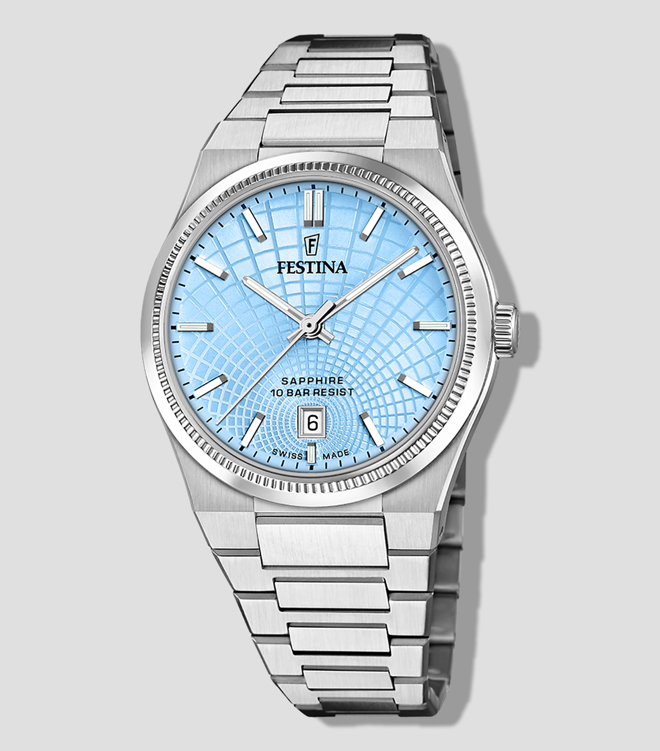 Reloj para Hombre Rive De vestir, Plateado