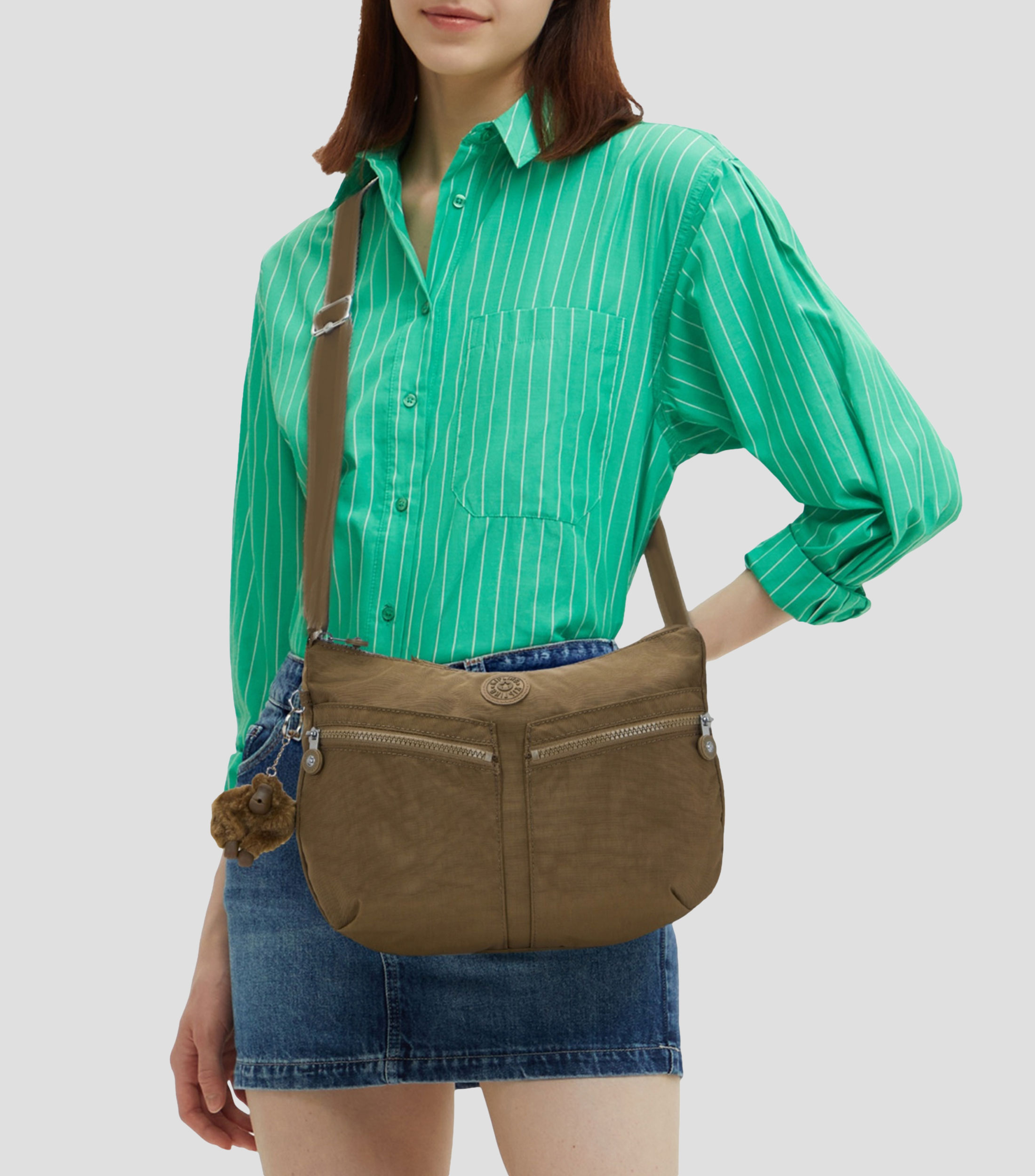 Bolsa crossbody café Izellah lisa Mujer