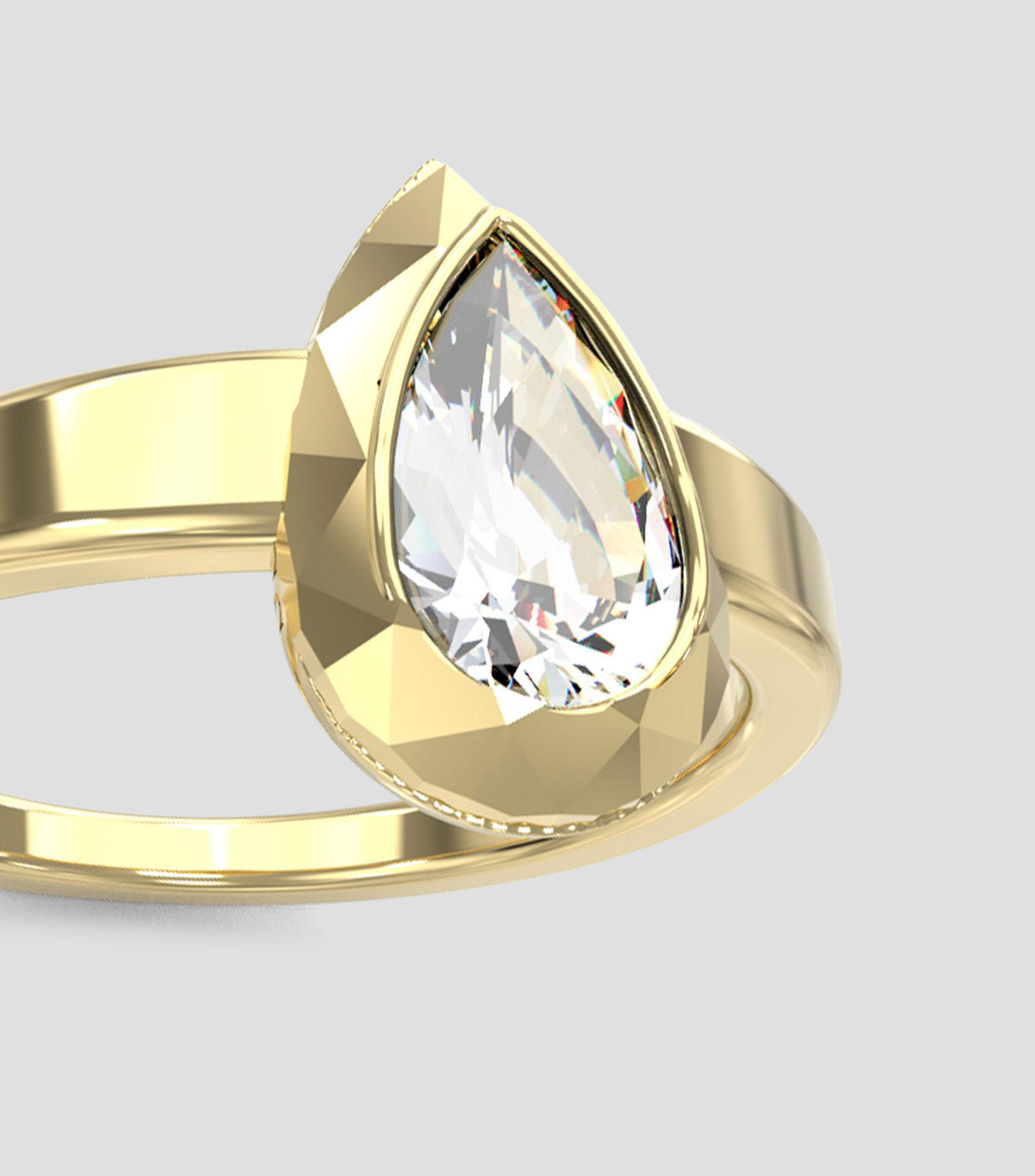 Anillo 4G Light con circonia Mujer