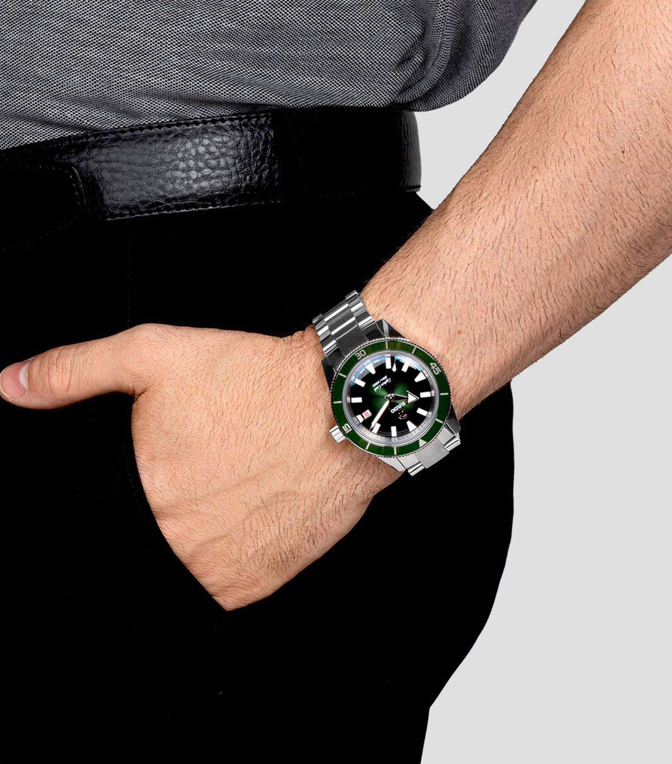 Reloj para Hombre Captain Cook Deportivo Automatic Special Edition Verde, Acero