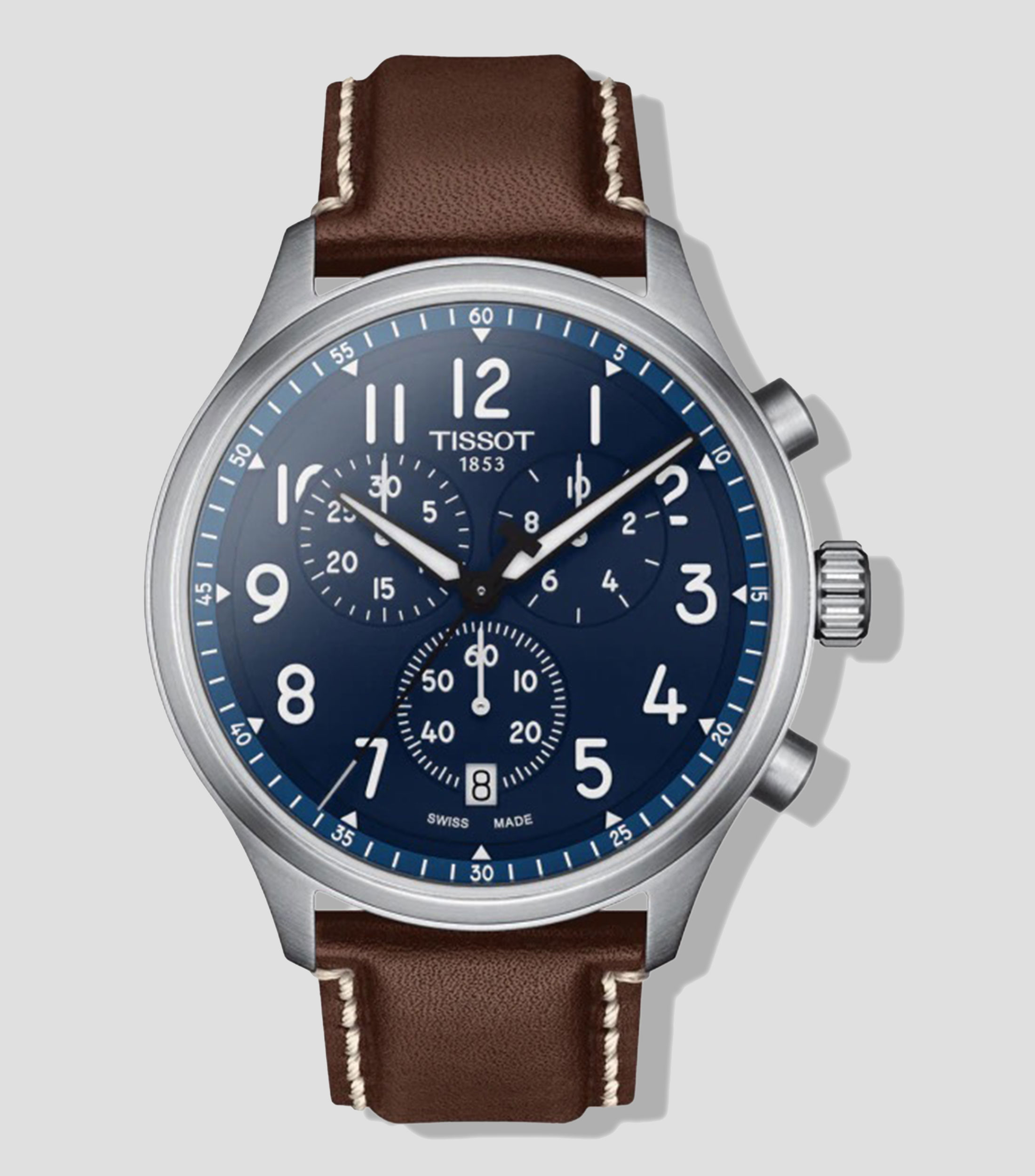 Reloj para hombre Chrono XL Vintage Casual, Plateado