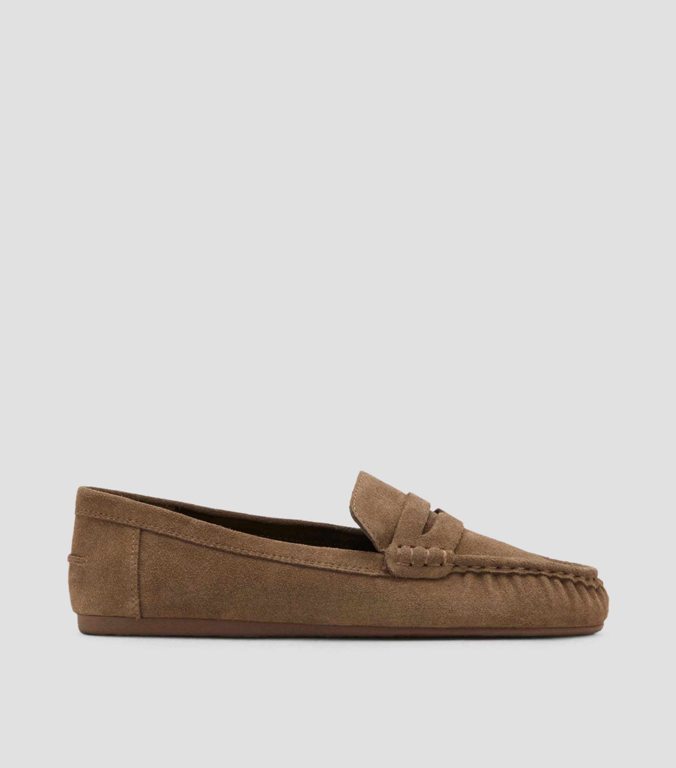 Mocasines en piel con antifaz Mujer