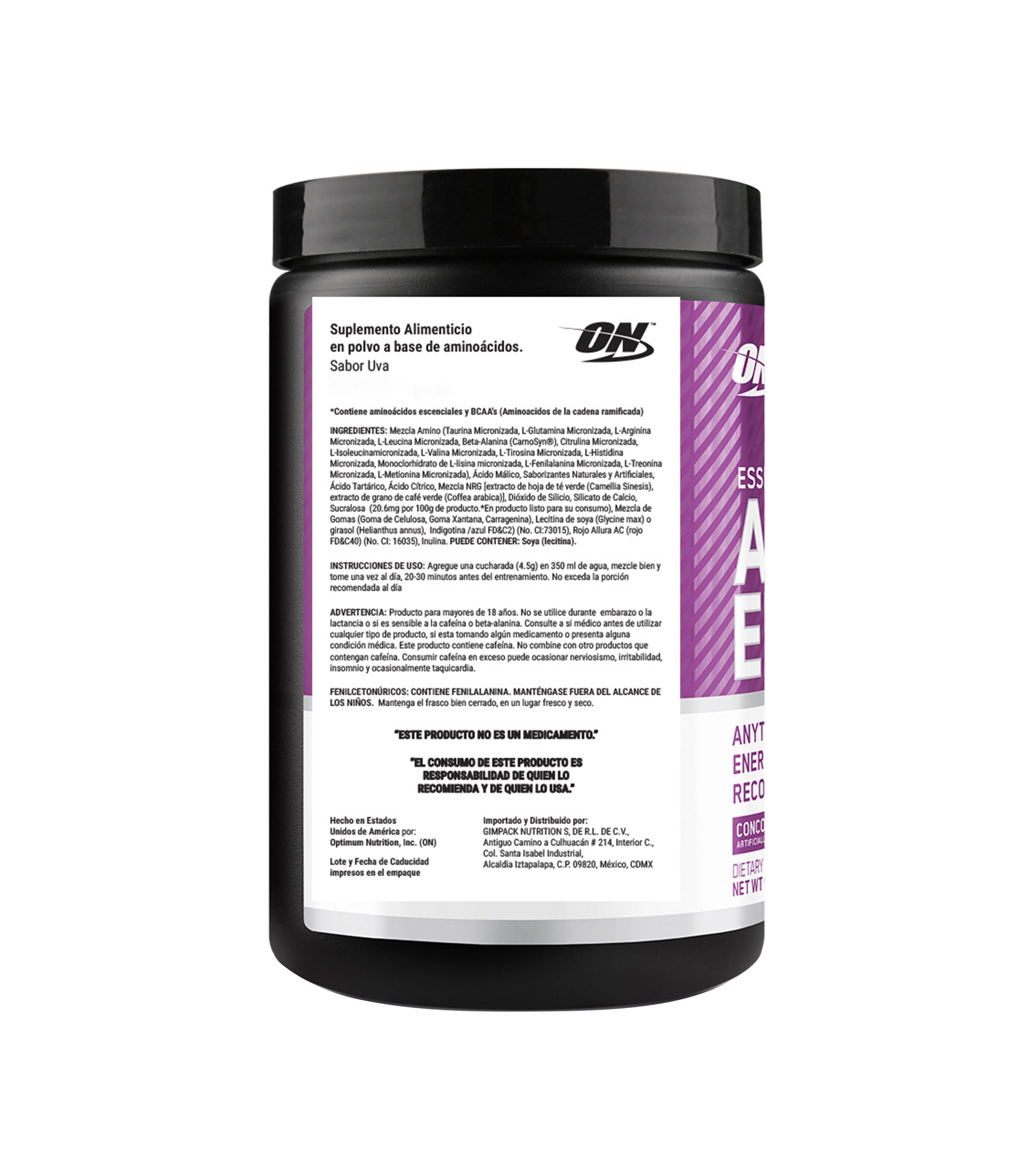 Suplemento Alimento Amino Energy Uva