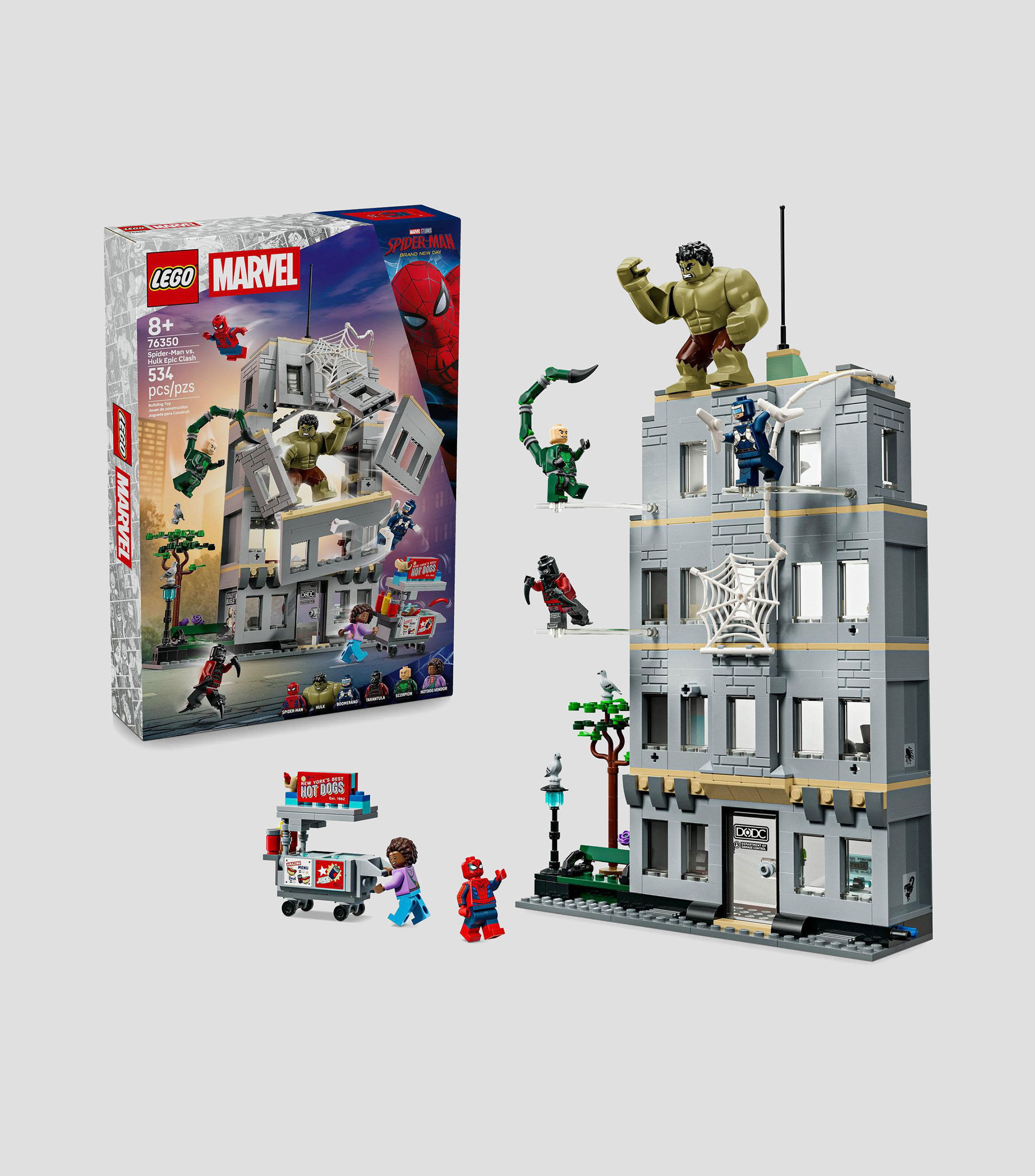 Lego Super Héroes Marvel Spider-Man vs. Hulk Choque Épico 76350