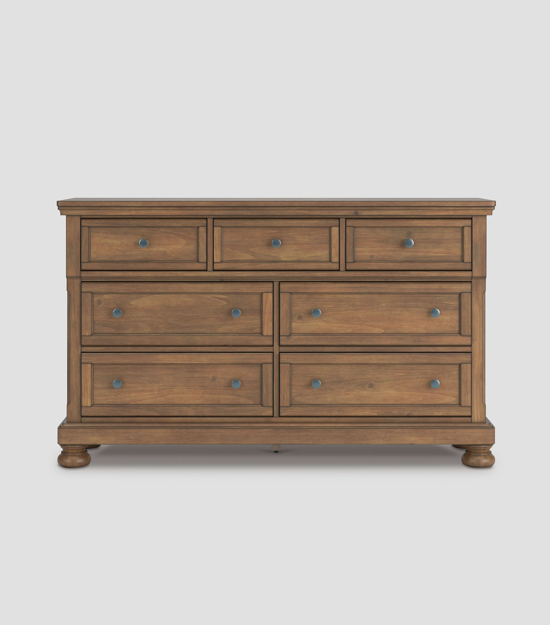 Cómoda Valeriana en madera de álamo, chapa de pino y sustrato MDF