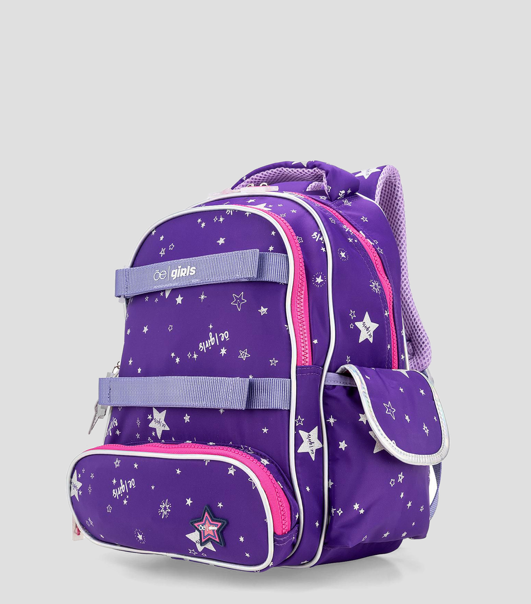 Bolsa Backpack Morado estampada Niña