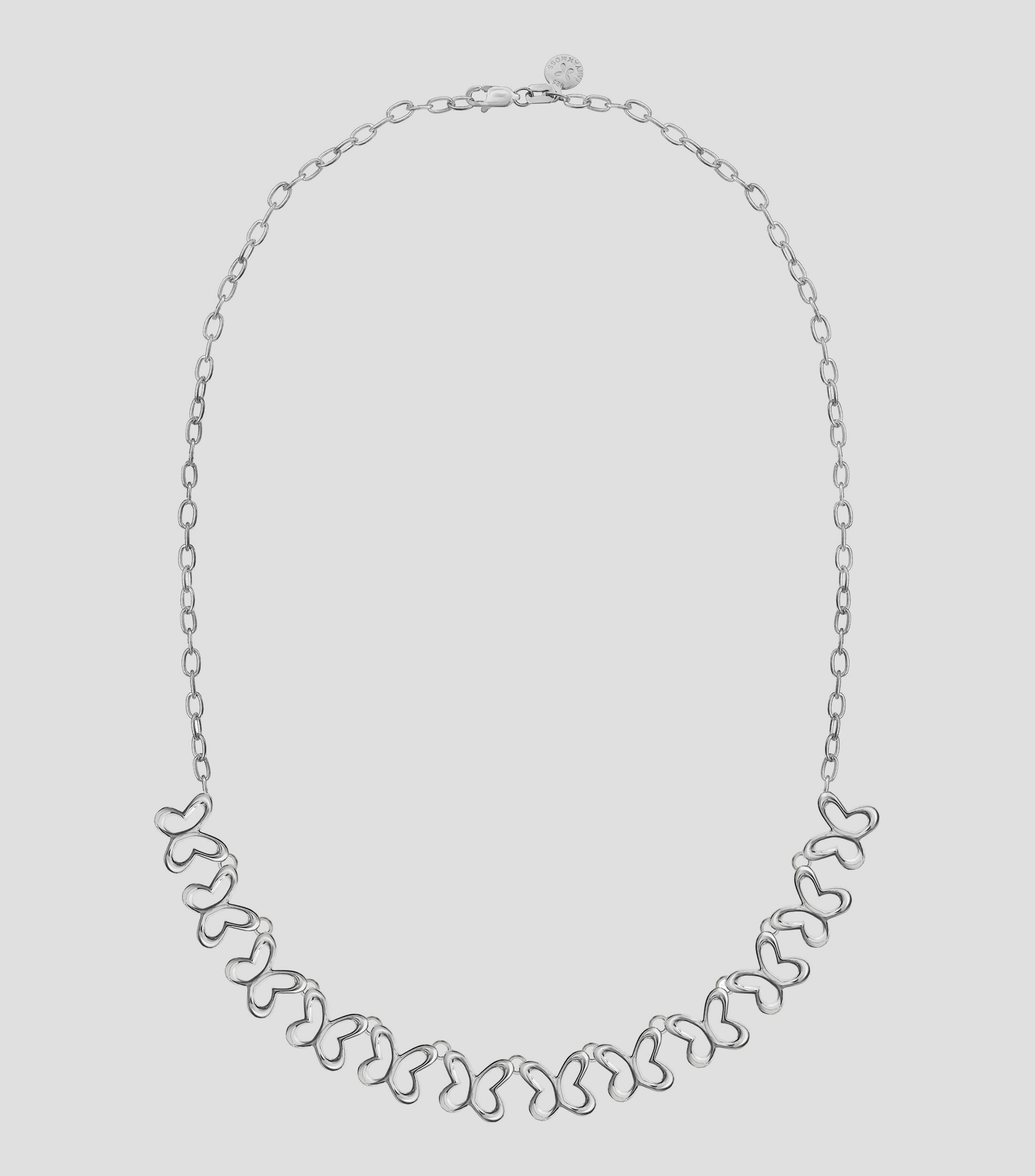 Collar con 12 mariposas en plata .925 Alegría Mujer