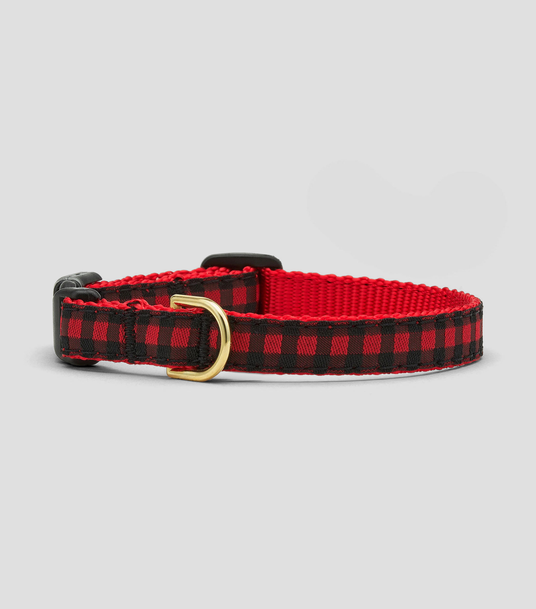 Collar delgado para perro Buffalo Check