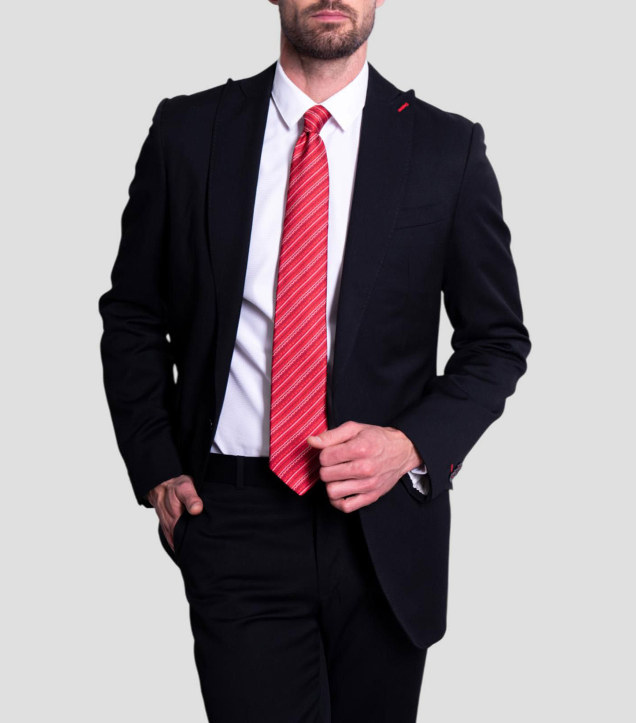 Corbata ancha de seda vino con grecas prehispánicas