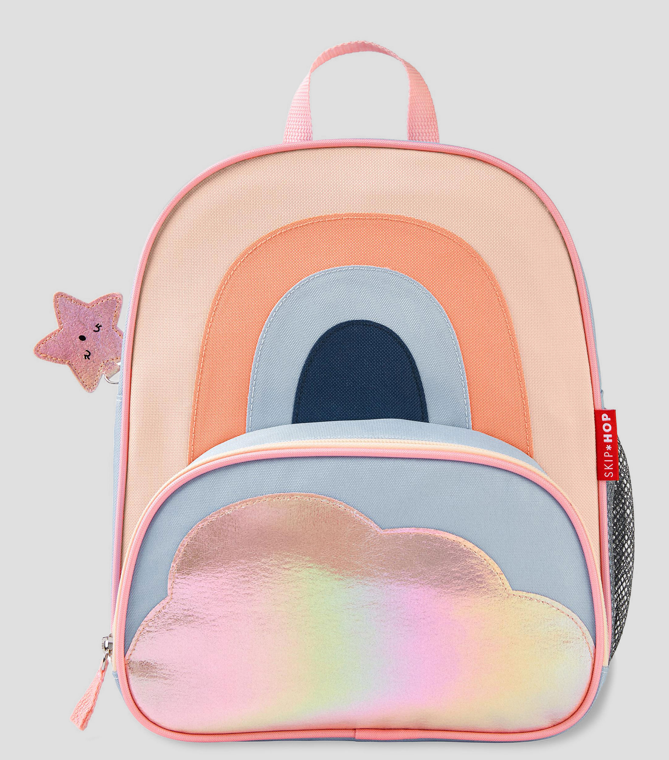 Mochila Escolar Arcoíris Rosa Niña